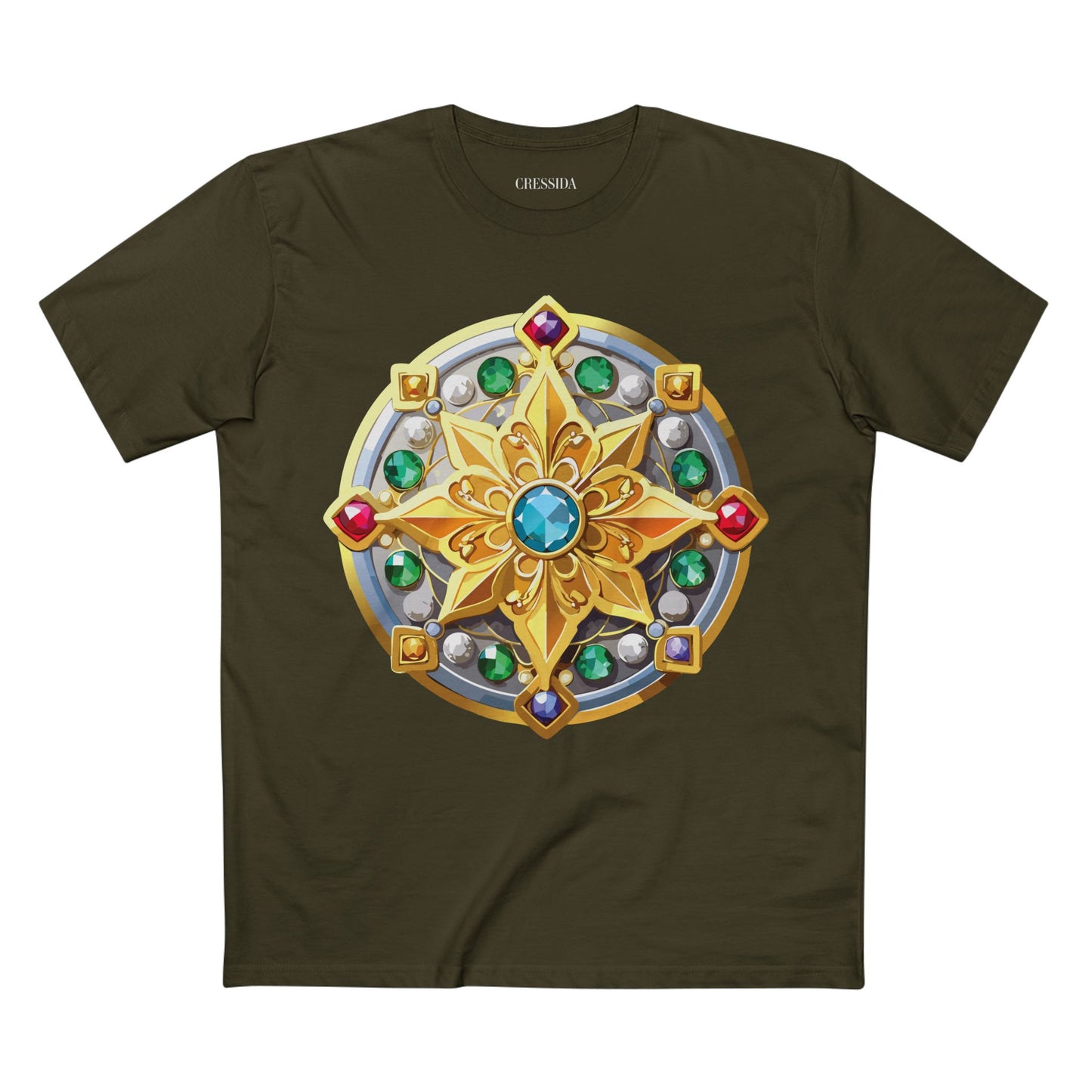 Medallion Shirt, Shirt with Medallion, Tee Shirt with Medal