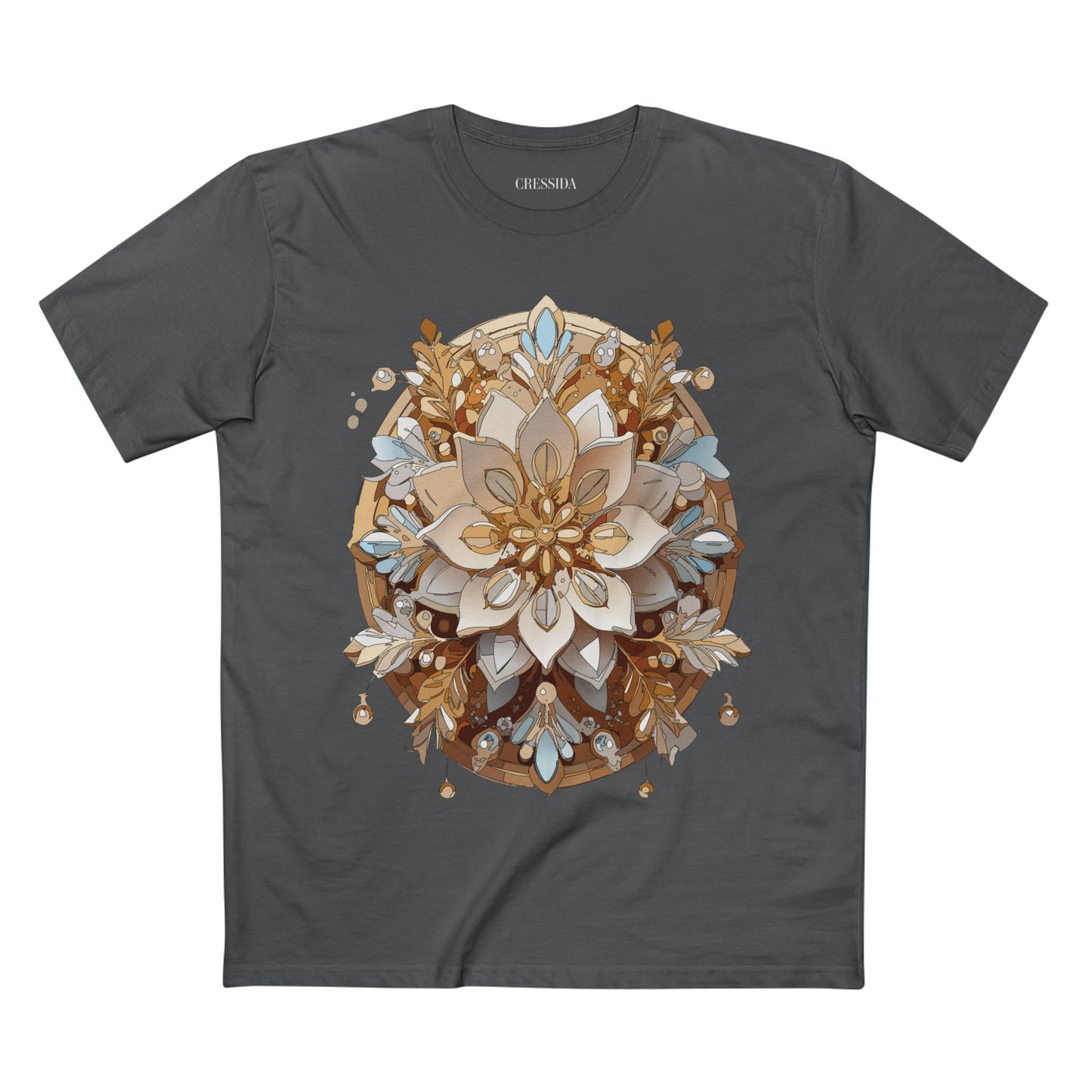 Floral Shirt, Shirt with Flower, Tee Shirt with Antique Flower