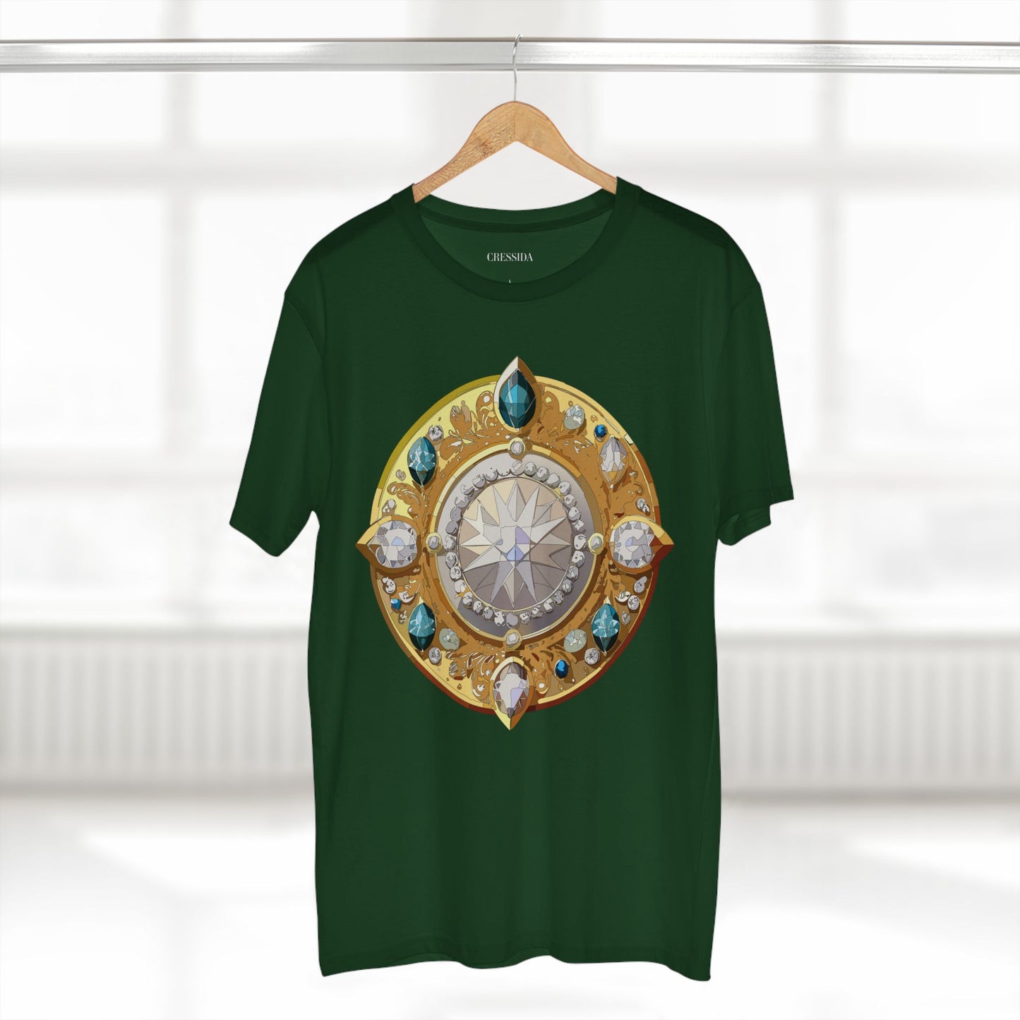 Medallion Shirt, Shirt with Medallion, Tee Shirt with Medal