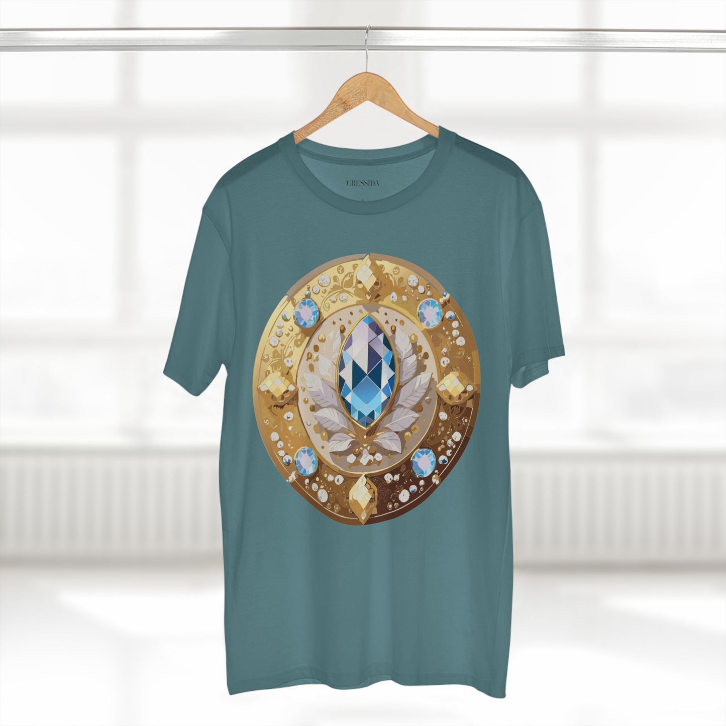 Medallion Shirt, Shirt with Medallion, Tee Shirt with Medal