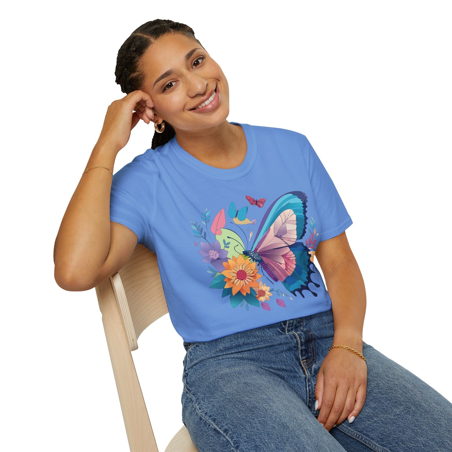 Butterfly Shirt, T Shirt with Butterfly, Monarch Shirt