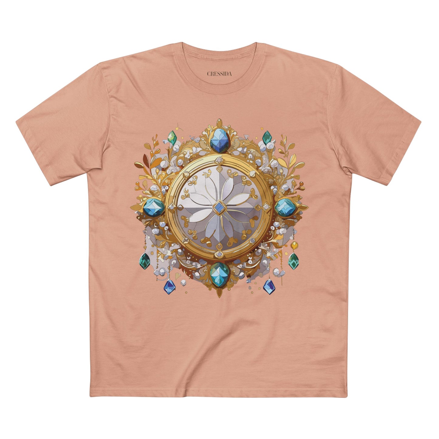 Medallion Shirt, Shirt with Medallion, Tee Shirt with Medal