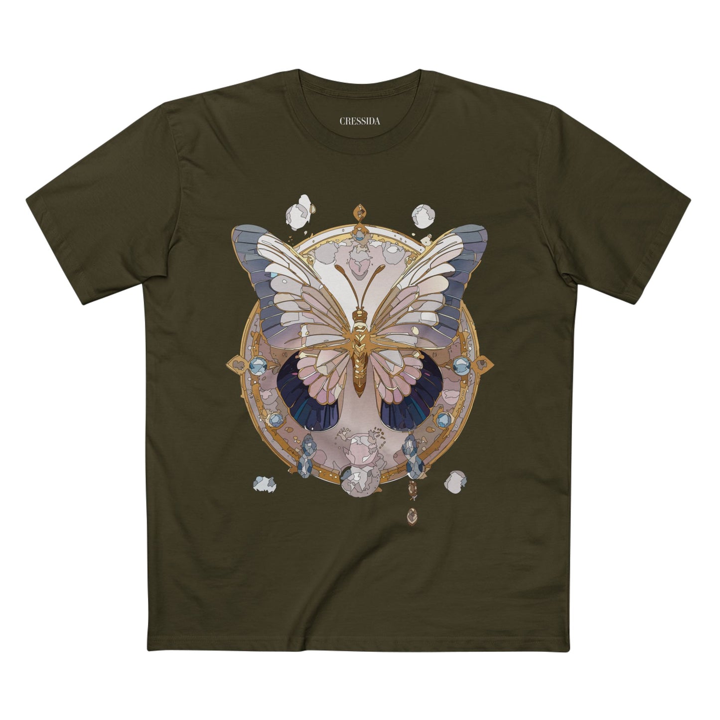 Butterfly shirt, Shirt with Butterfly, Tee Shirt with Antique Butterfly