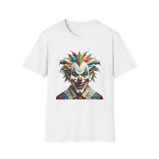 Clown Shirt, T Shirt with Clown, Funny Man Shirt, Tee Shirt with Funny Man, Circus Shirt, Shirt with Circus, Scary Man Shirt, Shirt with Scary Man
