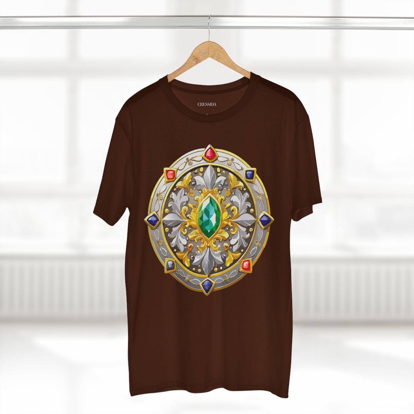 Medallion Shirt, Shirt with Medallion, Tee Shirt with Medal