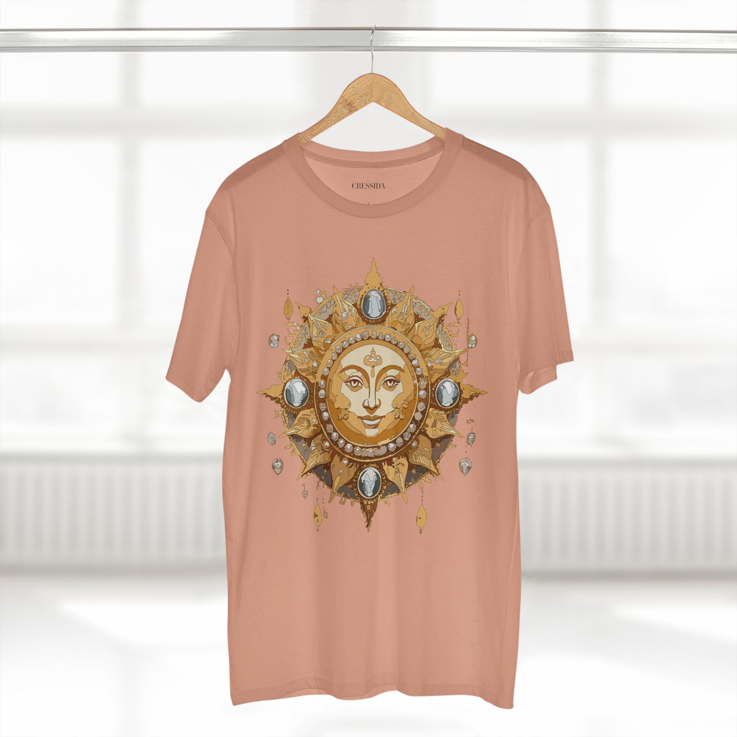 Sun Shirt, Shirt with Sun, Tee Shirt with Gold Sun