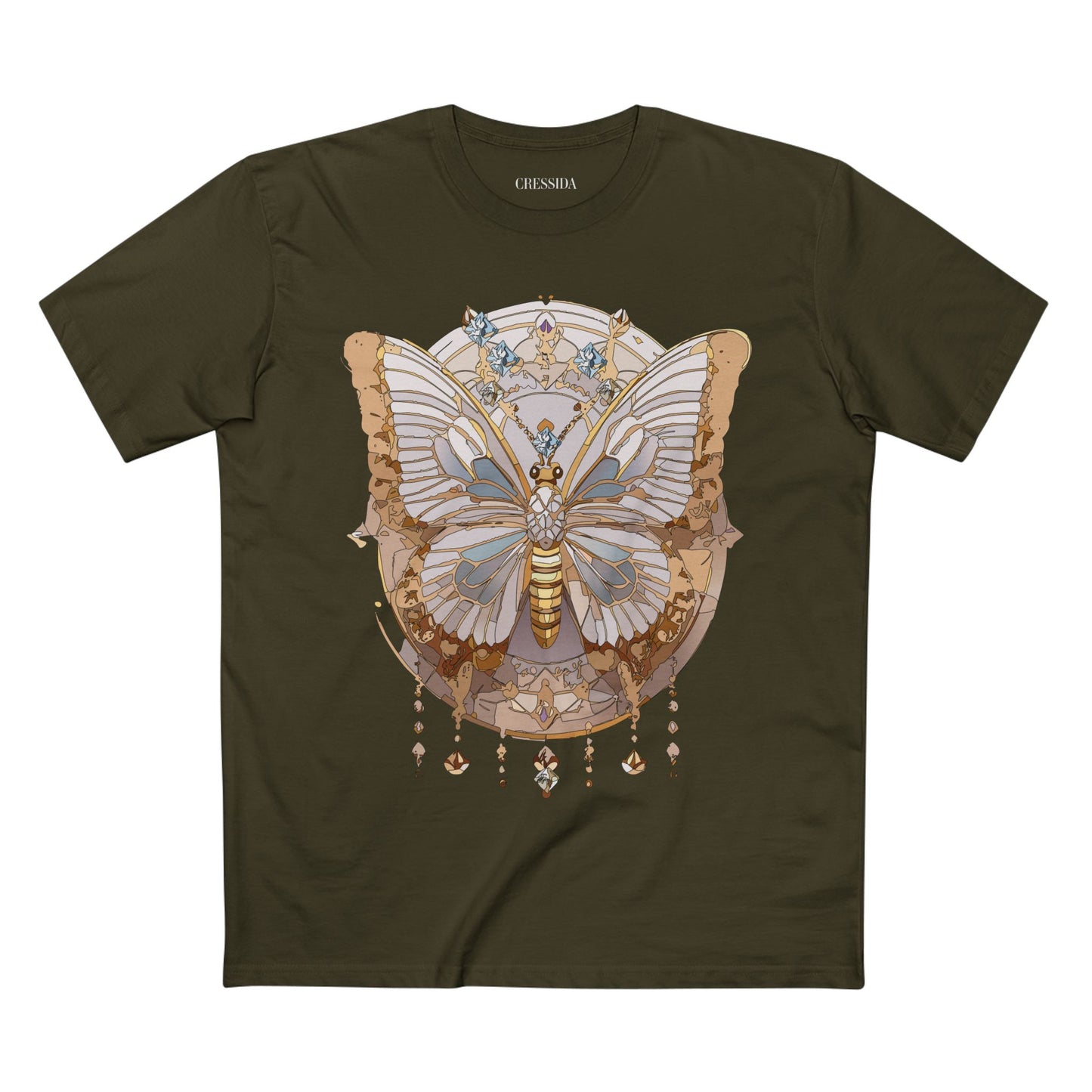 Butterfly shirt, Shirt with Butterfly, Tee Shirt with Antique Butterfly