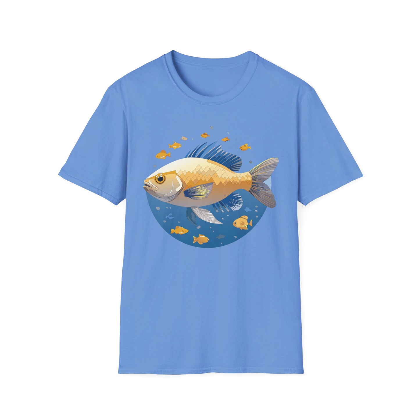 Fish Art Design Shirt, T Shirt with Fish, Graphic Shirt, Tee Shirt with Graphic Design, Shirt with Fish Graphic Art