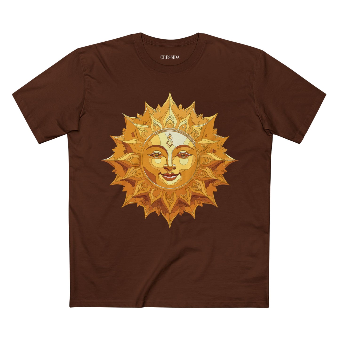 Sun Shirt, Shirt with Sun, Tee Shirt with Gold Sun