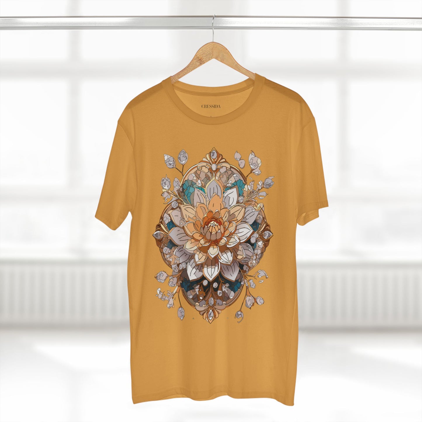 Floral Shirt, Shirt with Flower, Tee Shirt with Antique Flower