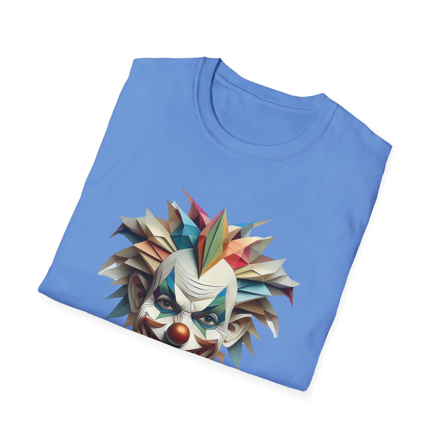 Clown Shirt, T Shirt with Clown, Funny Man Shirt, Tee Shirt with Funny Man, Circus Shirt, Shirt with Circus, Scary Man Shirt, Shirt with Scary Man