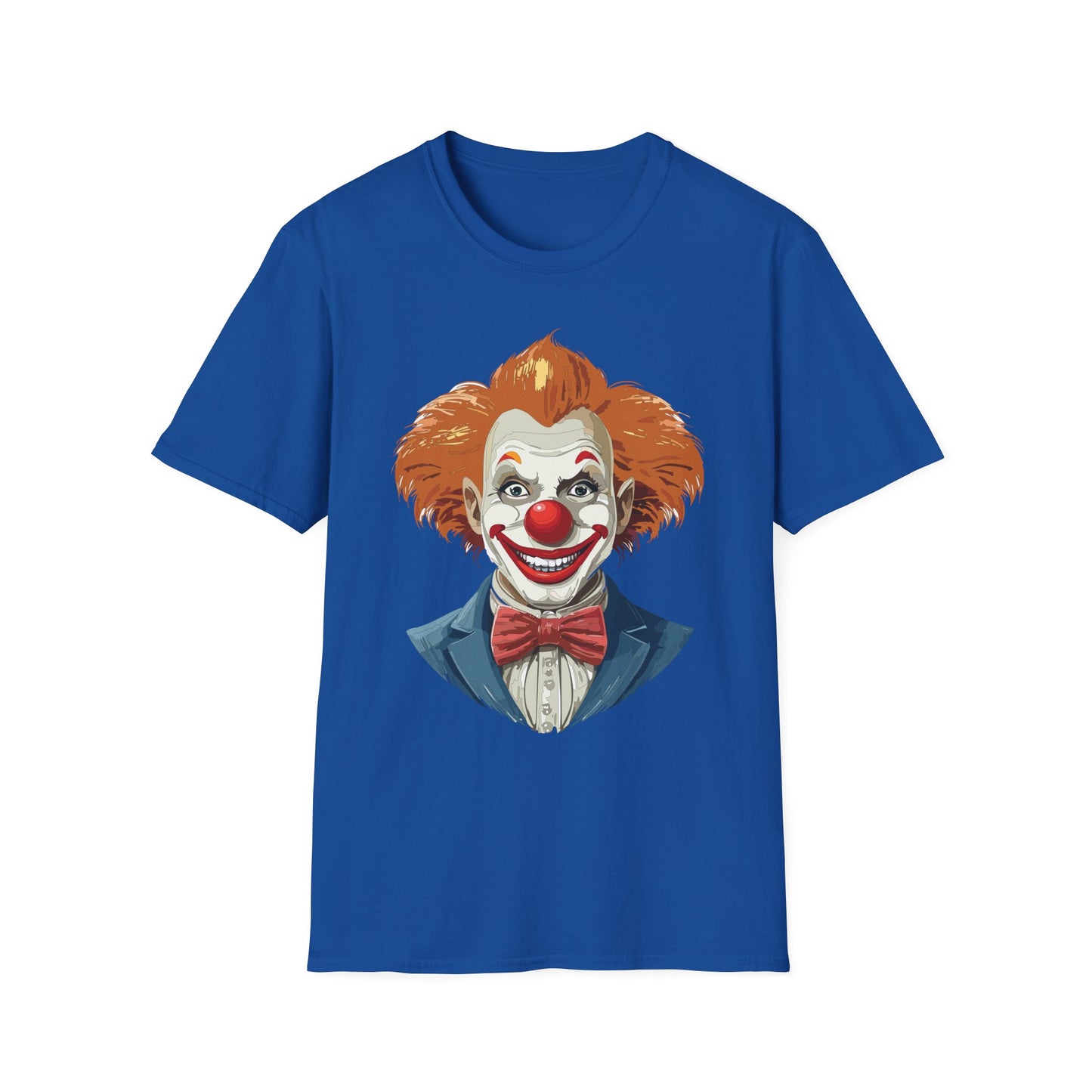 Clown Shirt, T Shirt with Clown, Funny Man Shirt, Tee Shirt with Funny Man, Circus Shirt, Shirt with Circus, Scary Man Shirt, Shirt with Scary Man