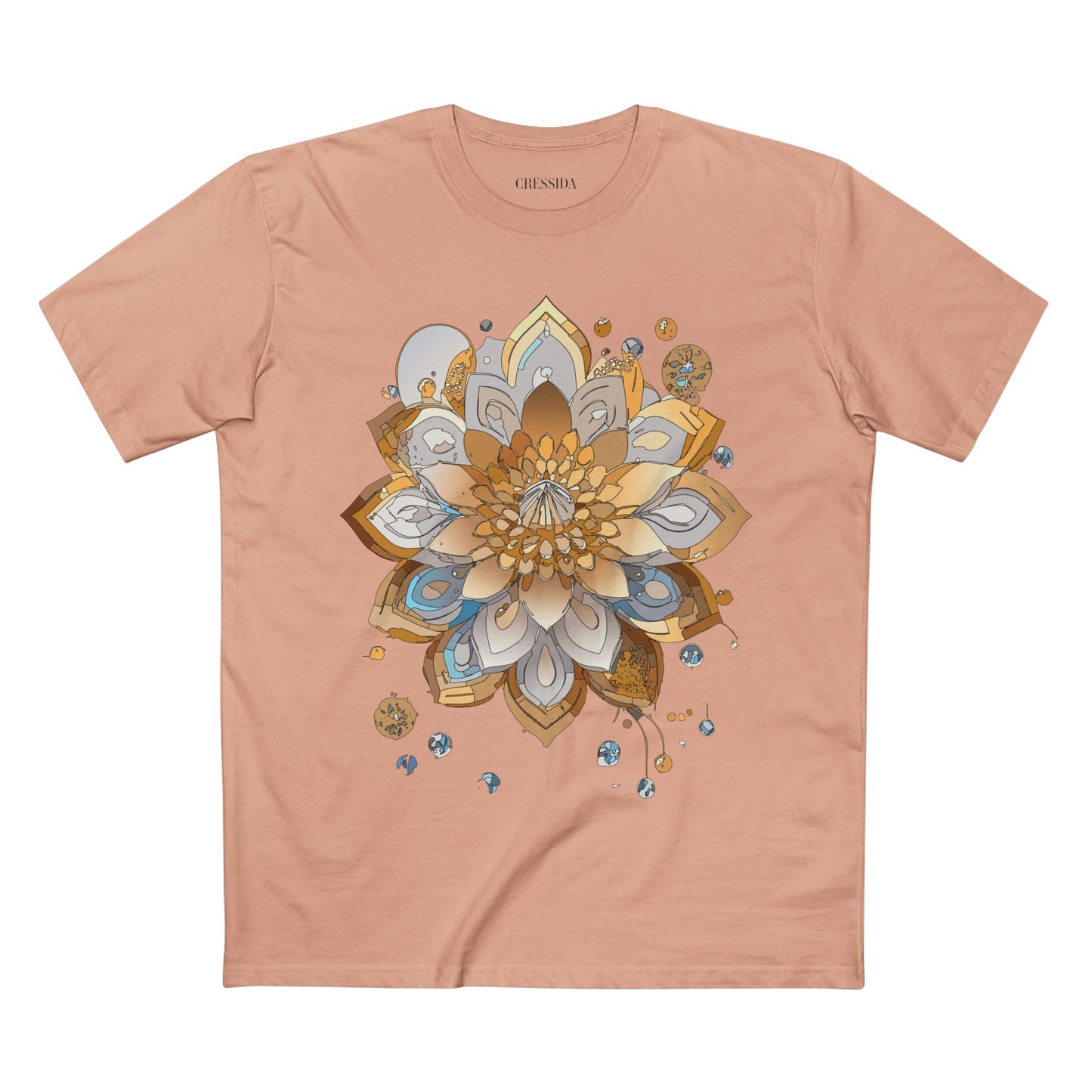 Floral Shirt, Shirt with Flower, Tee Shirt with Antique Flower