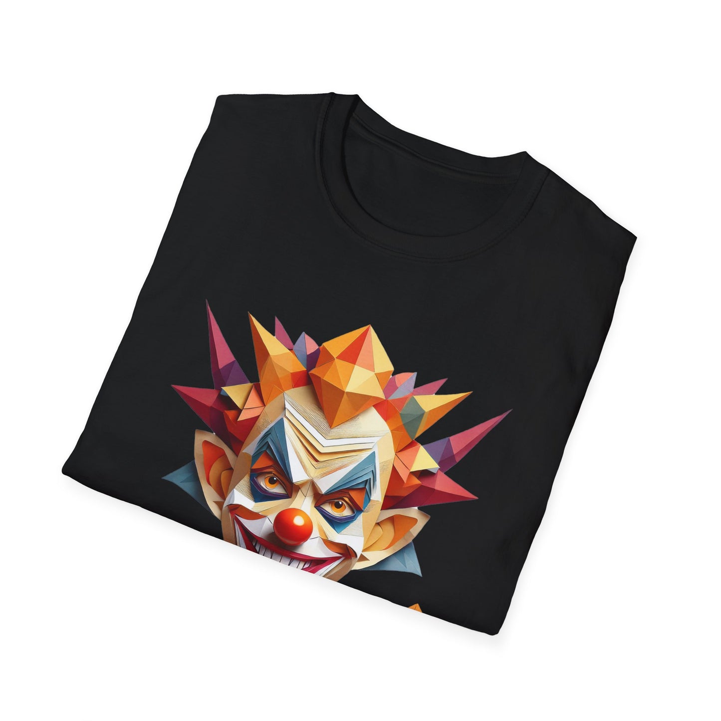 Clown Shirt, T Shirt with Clown, Funny Man Shirt, Tee Shirt with Funny Man, Circus Shirt, Shirt with Circus, Scary Man Shirt, Shirt with Scary Man