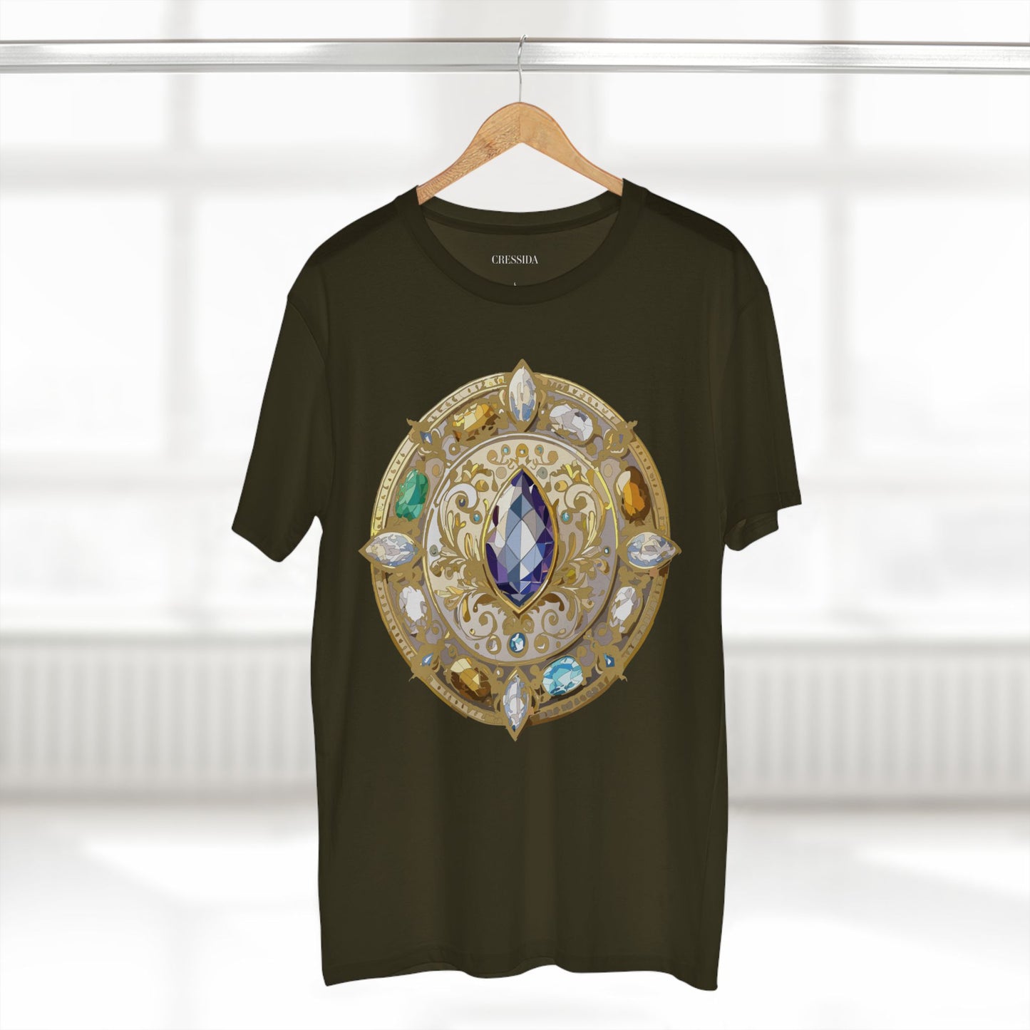 Medallion Shirt, Shirt with Medallion, Tee Shirt with Medal