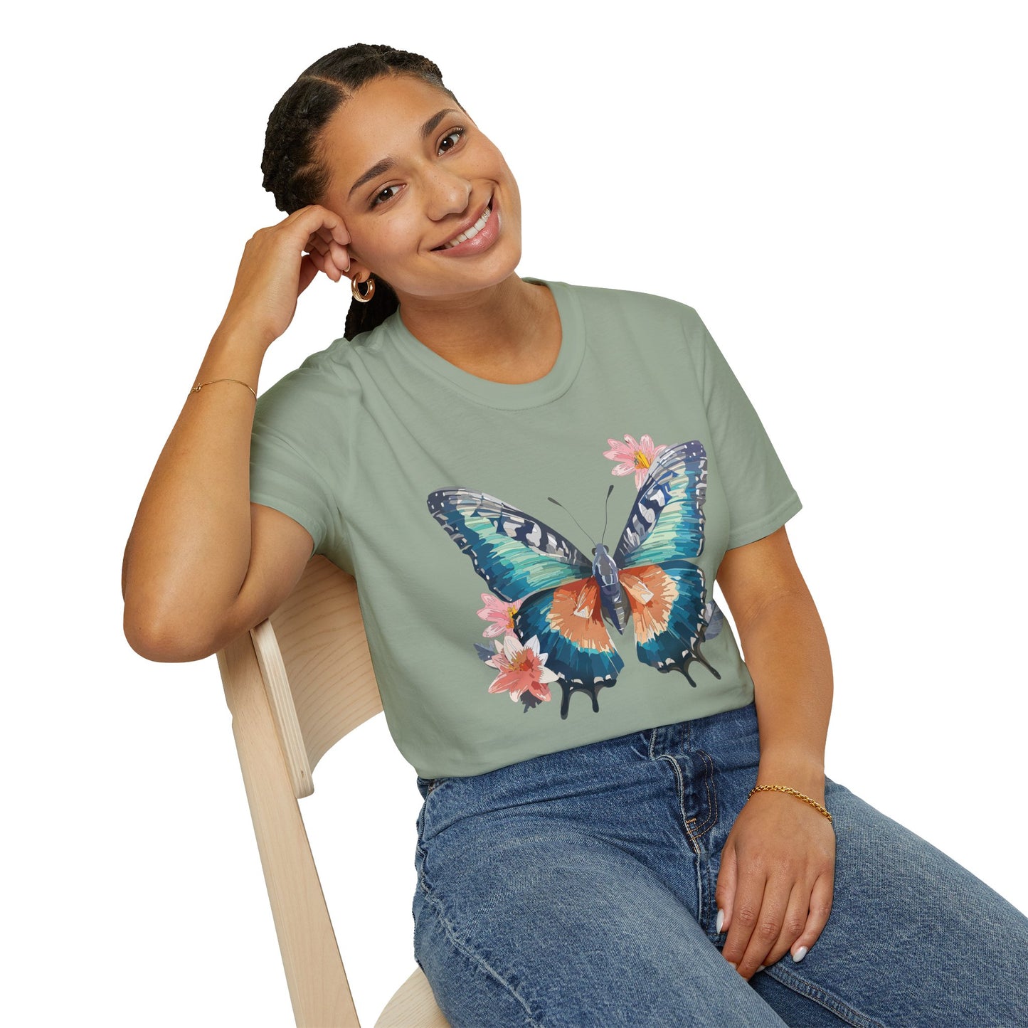 Butterfly Shirt, T Shirt with Butterfly, Monarch Shirt