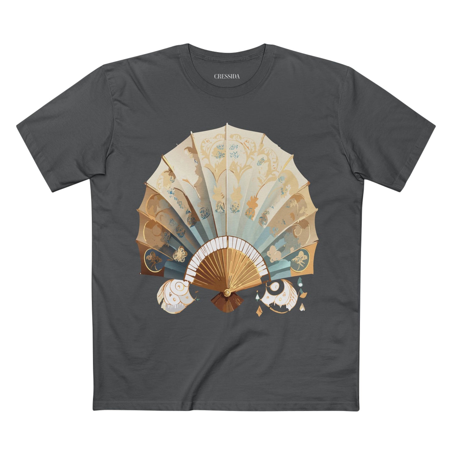 Fan shirt, Shirt with Fan, Tee Shirt with Antique Fan