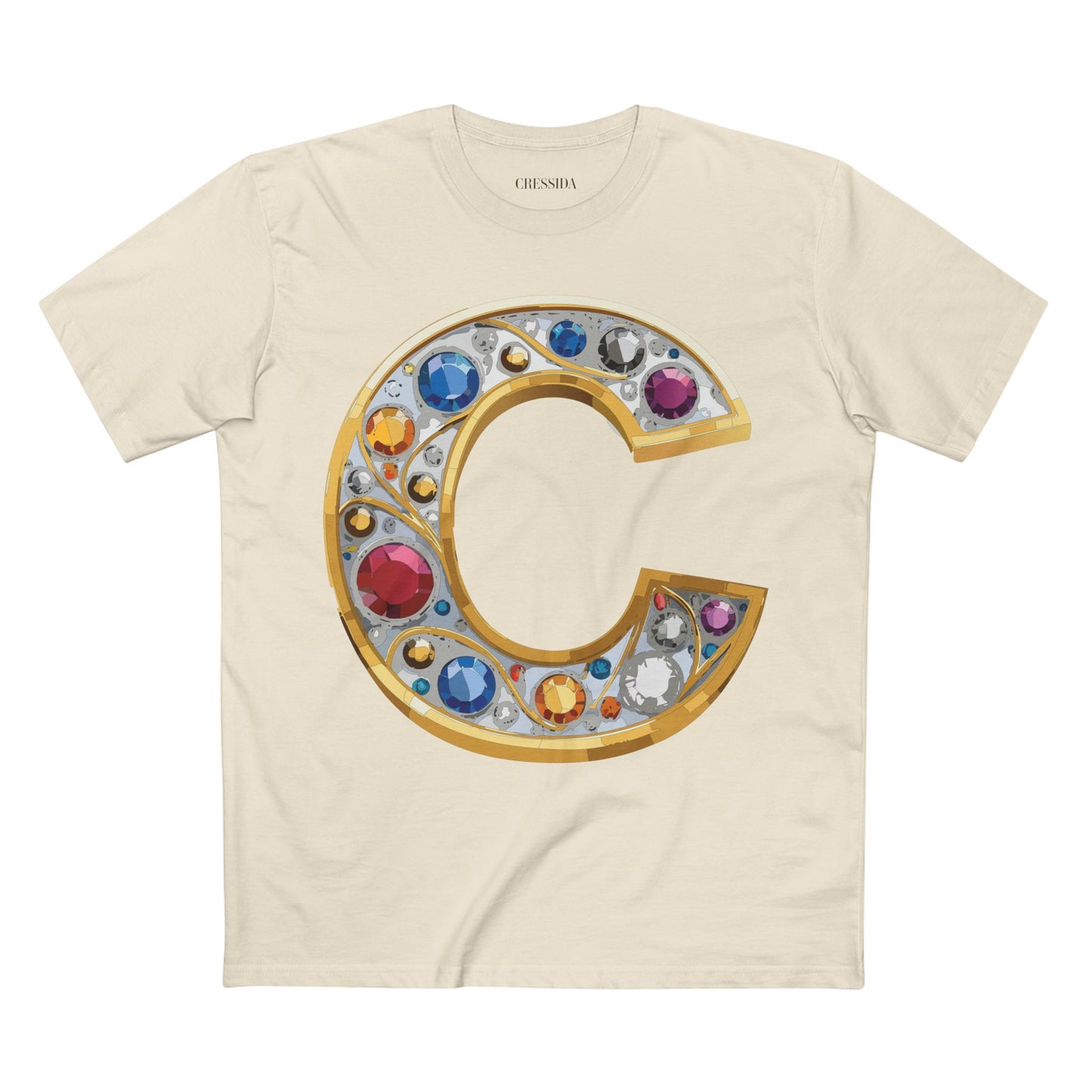 Letter Shirt, Shirt with Letters, Tee Shirt with Gold Letters