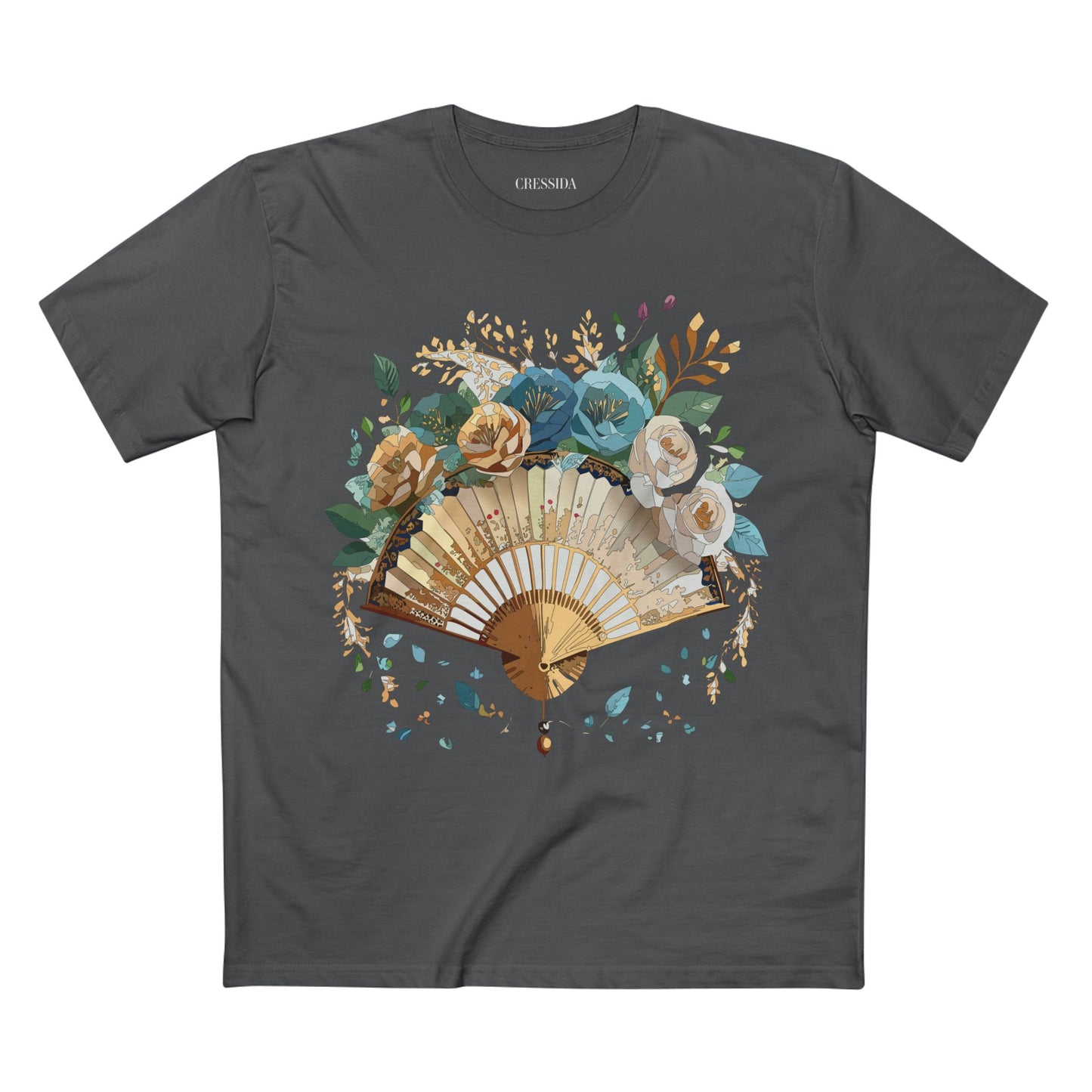Fan shirt, Shirt with Fan, Tee Shirt with Antique Fan
