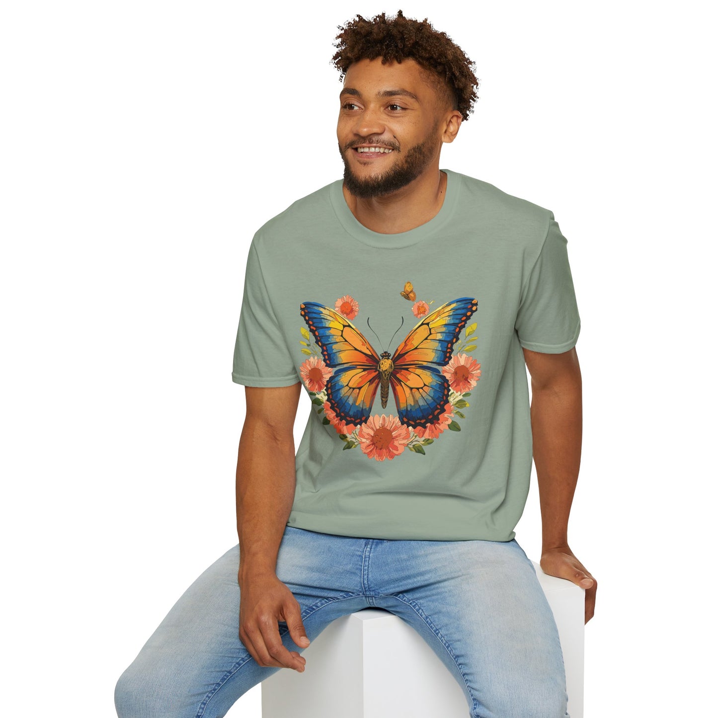 Butterfly Shirt, T Shirt with Butterfly, Monarch Shirt