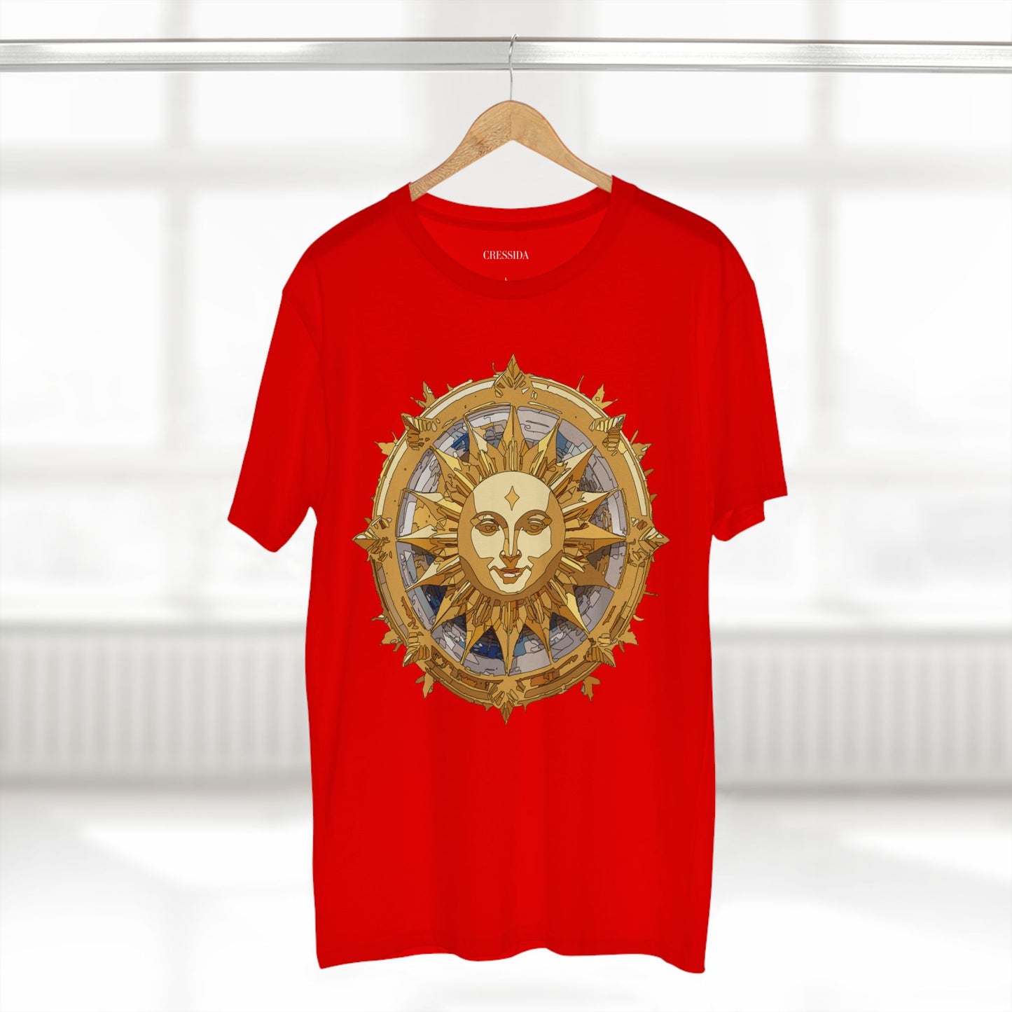 Sun Shirt, Shirt with Sun, Tee Shirt with Gold Sun