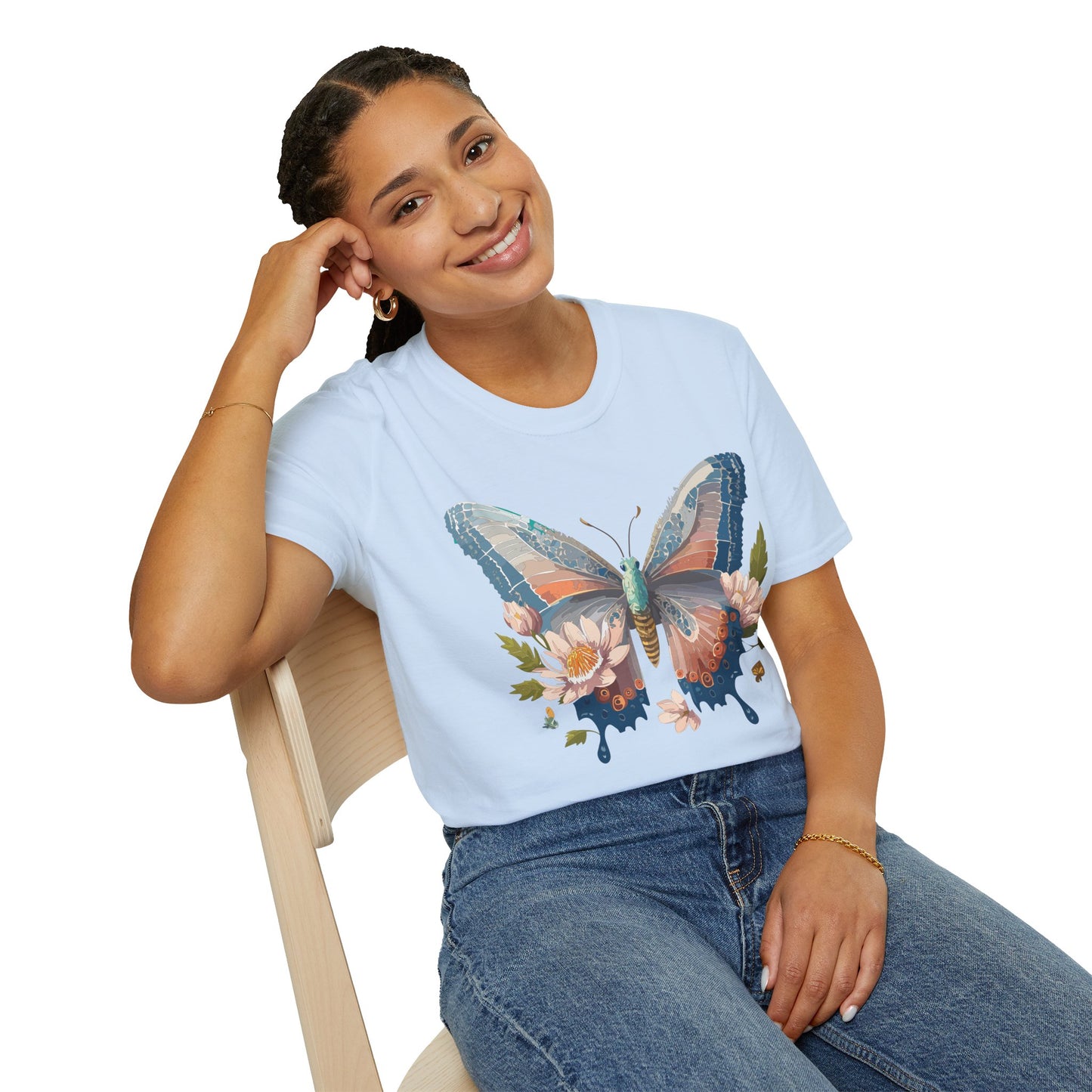 Butterfly Shirt, T Shirt with Butterfly, Monarch Shirt
