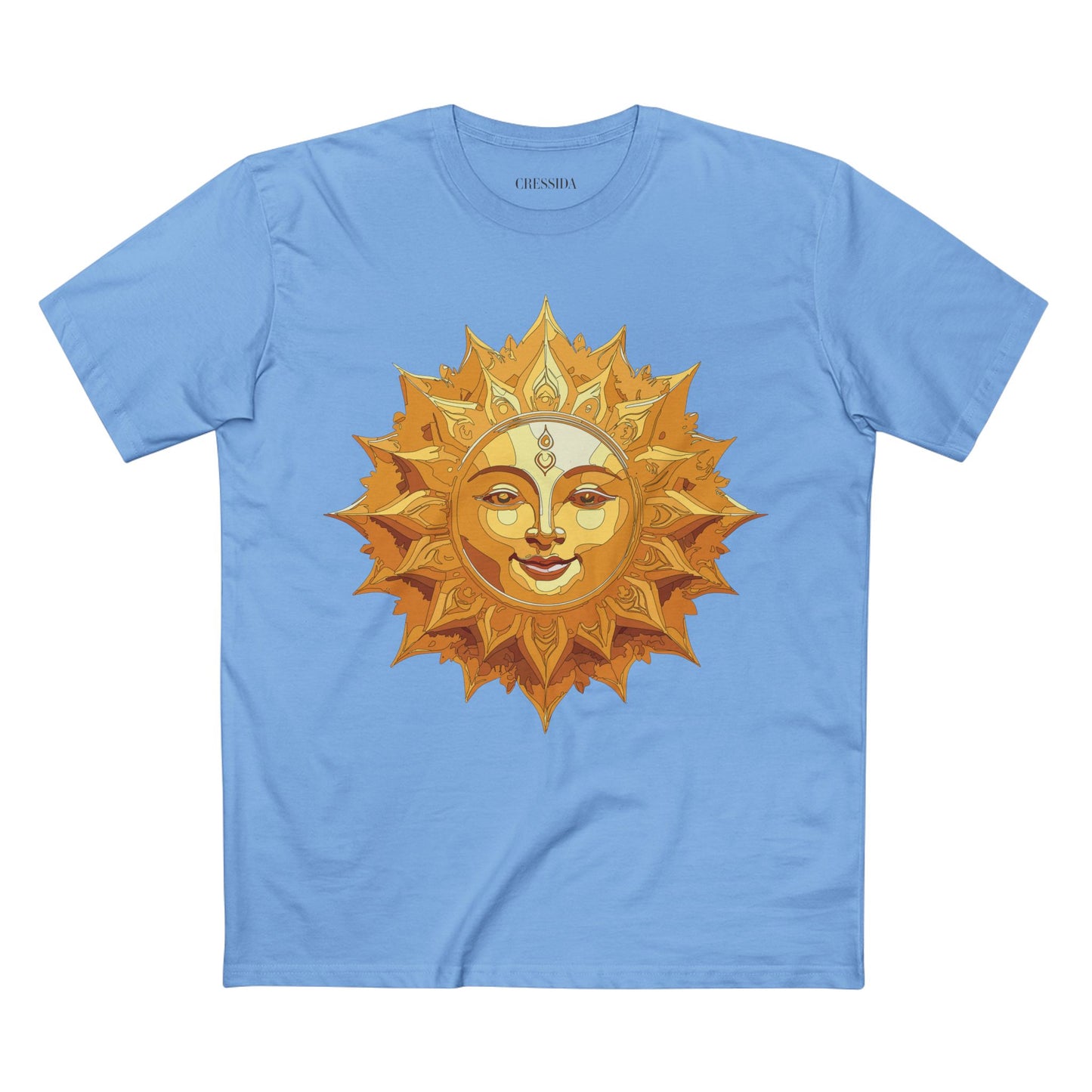 Sun Shirt, Shirt with Sun, Tee Shirt with Gold Sun