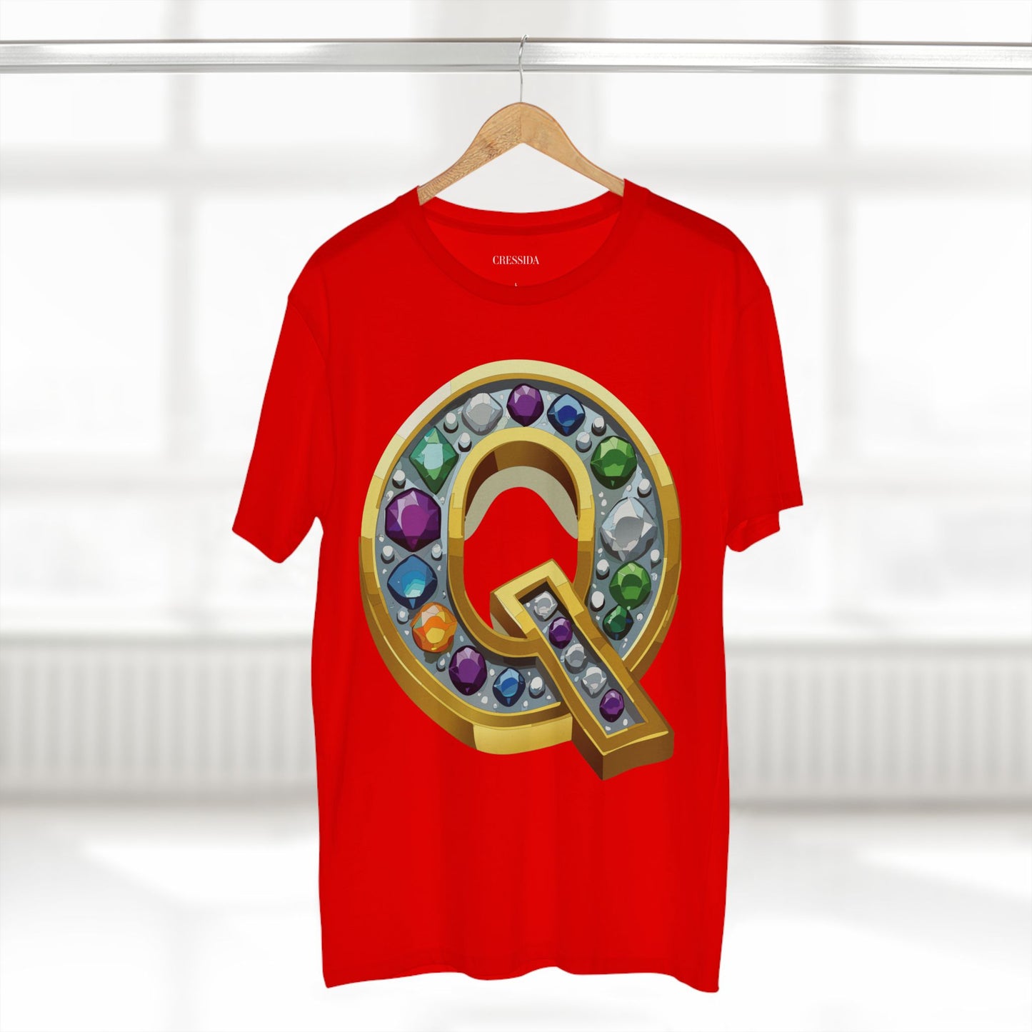 Letter Shirt, Shirt with Letters, Tee Shirt with Gold Letters