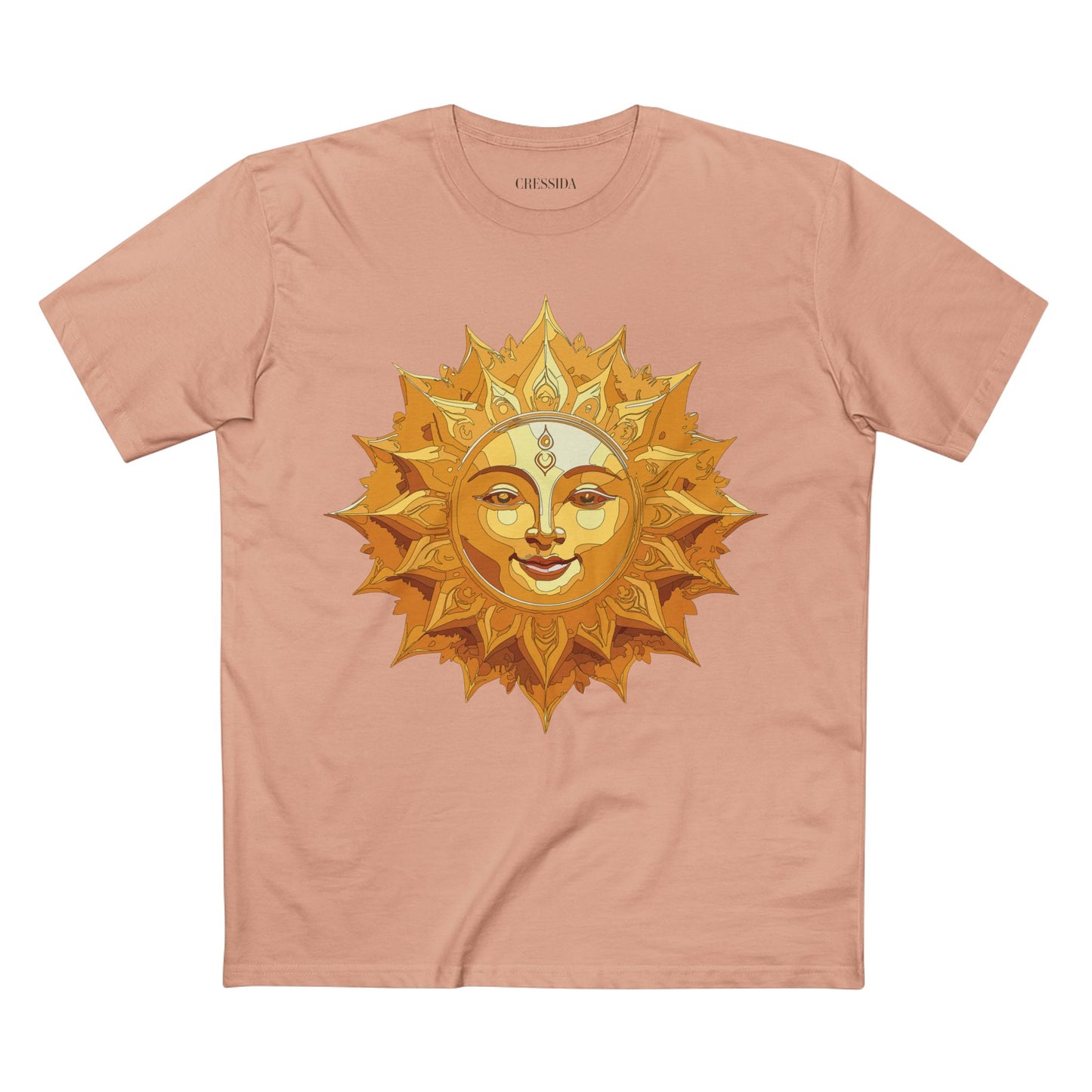 Sun Shirt, Shirt with Sun, Tee Shirt with Gold Sun