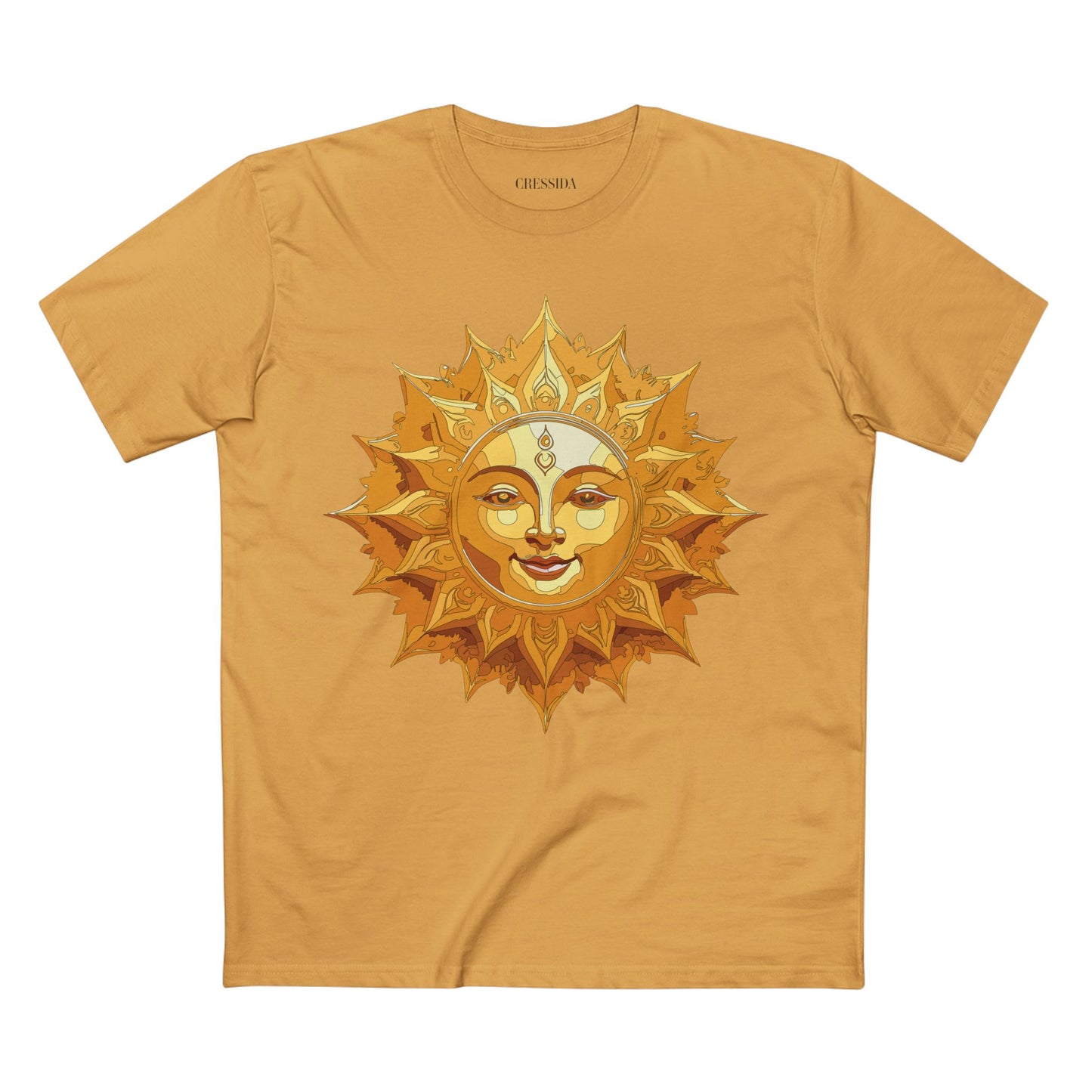 Sun Shirt, Shirt with Sun, Tee Shirt with Gold Sun