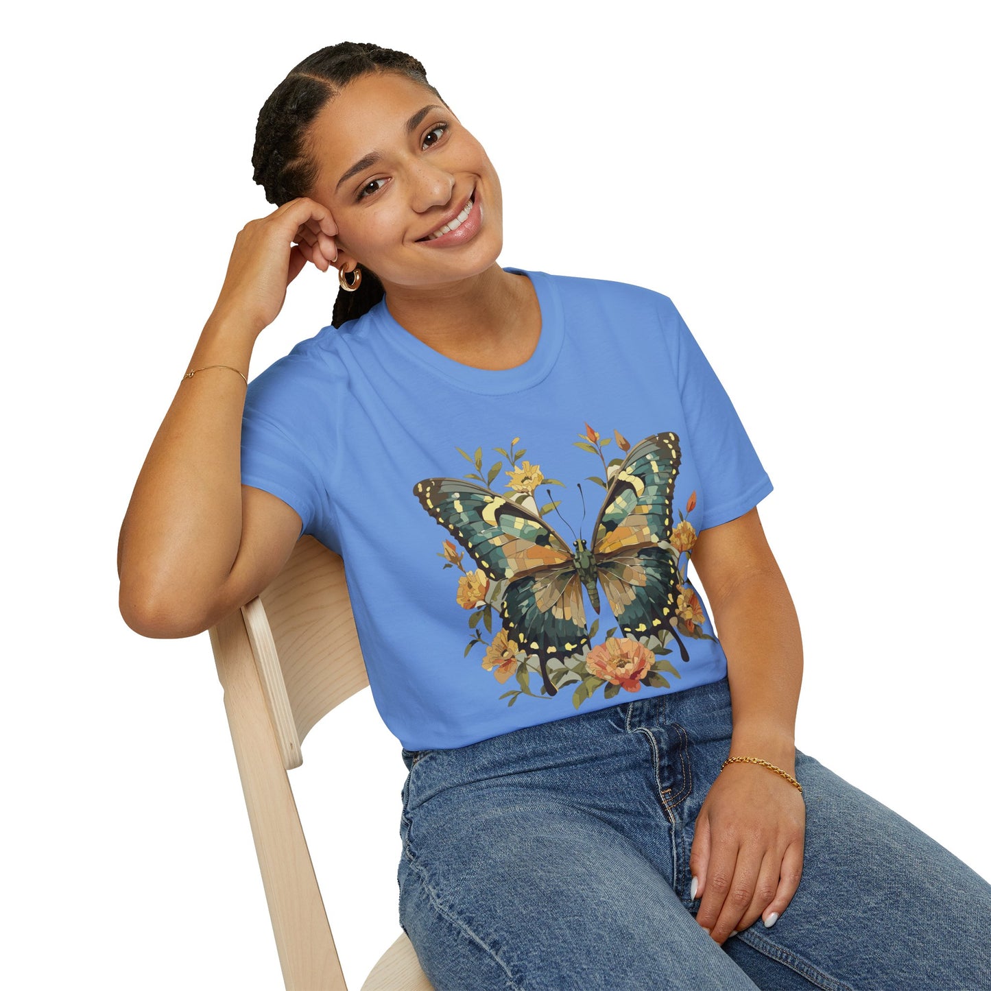 Butterfly Shirt, T Shirt with Butterfly, Monarch Shirt
