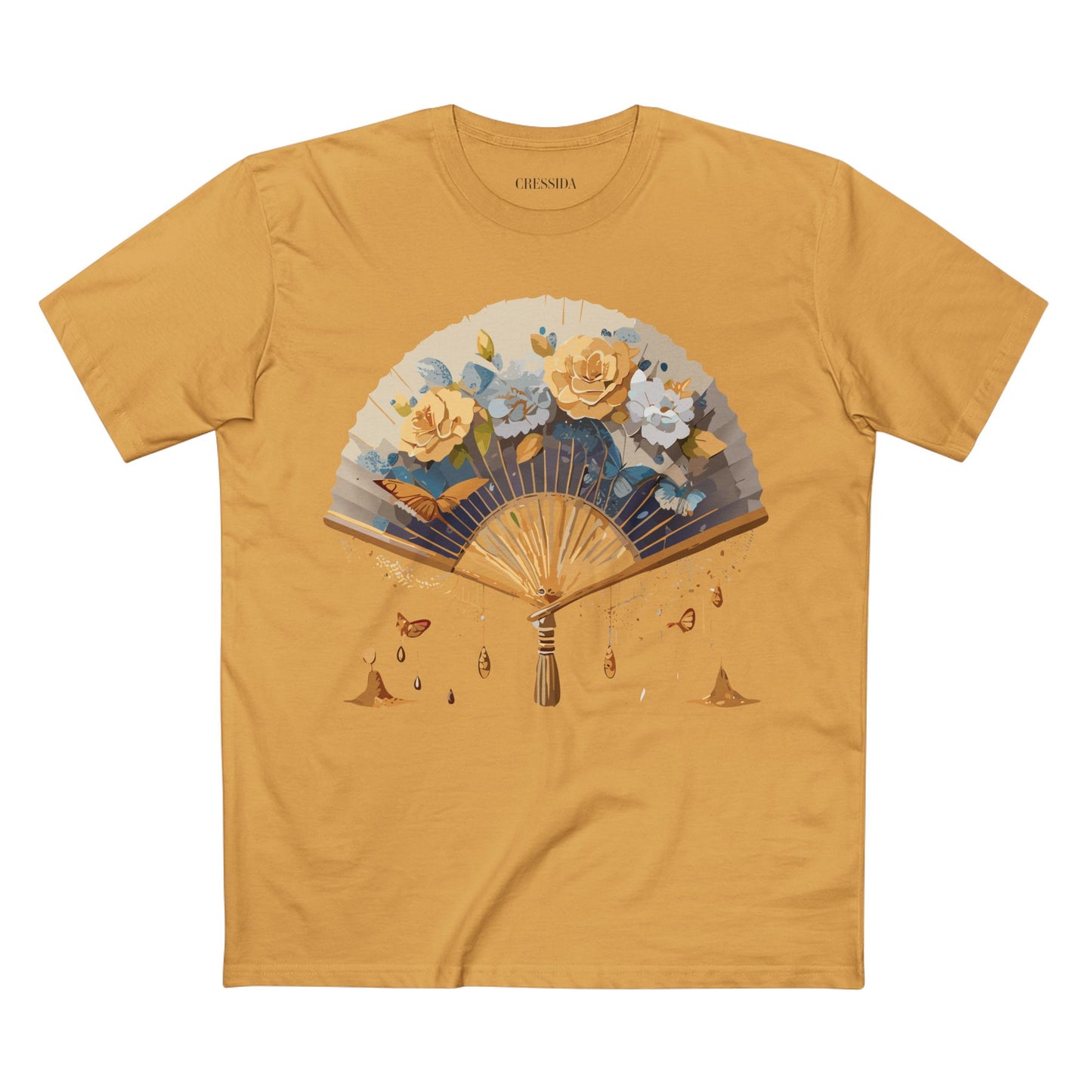 Fan shirt, Shirt with Fan, Tee Shirt with Antique Fan