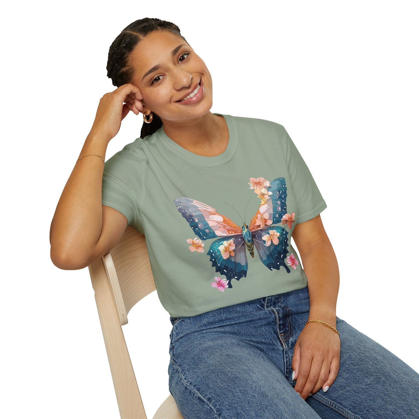Butterfly Shirt, T Shirt with Butterfly, Monarch Shirt