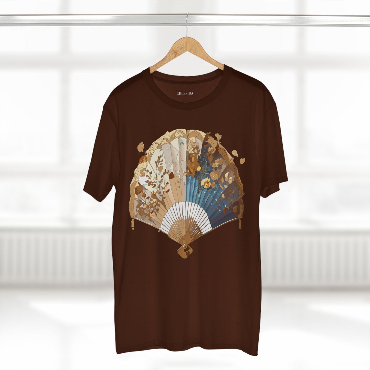 Fan shirt, Shirt with Fan, Tee Shirt with Antique Fan