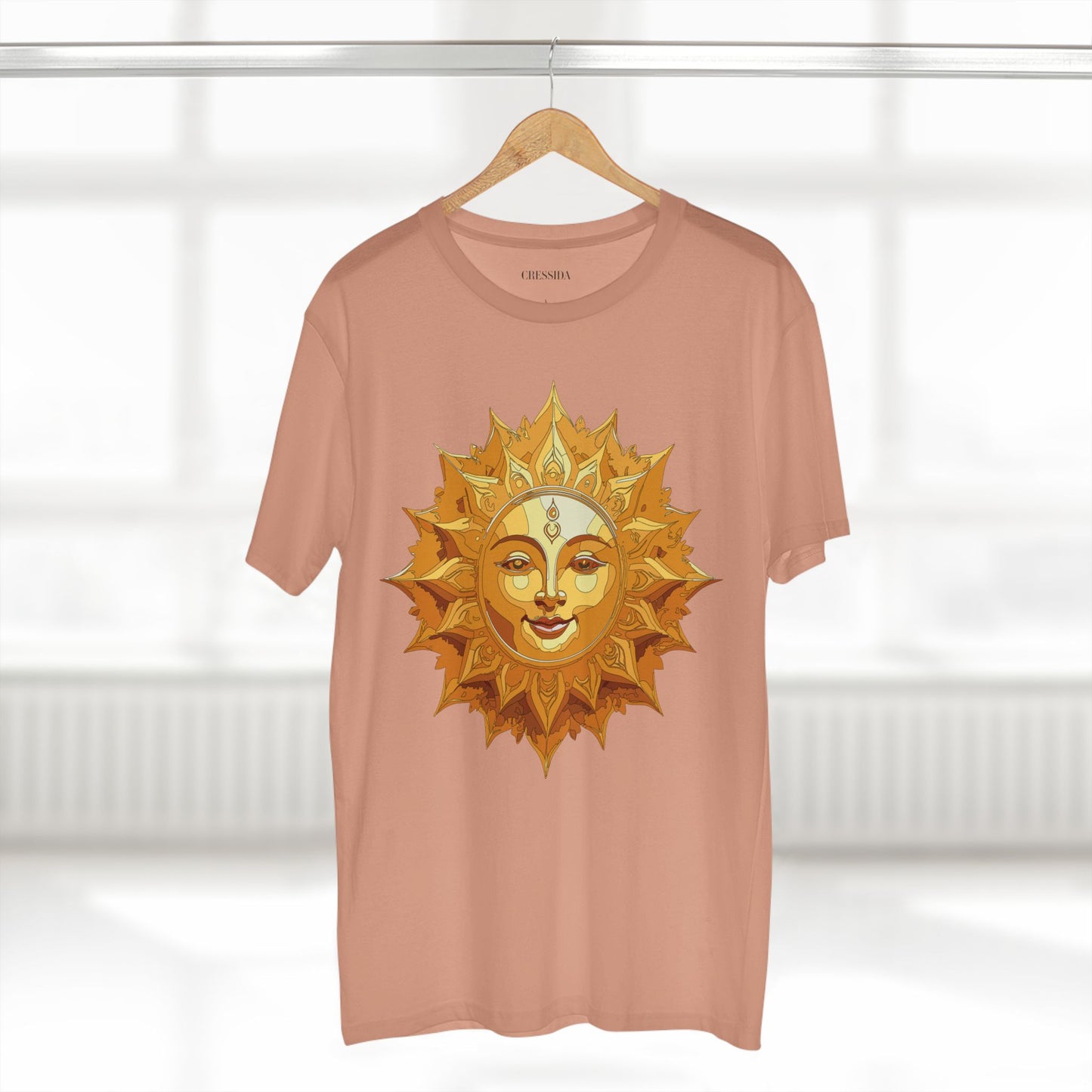 Sun Shirt, Shirt with Sun, Tee Shirt with Gold Sun