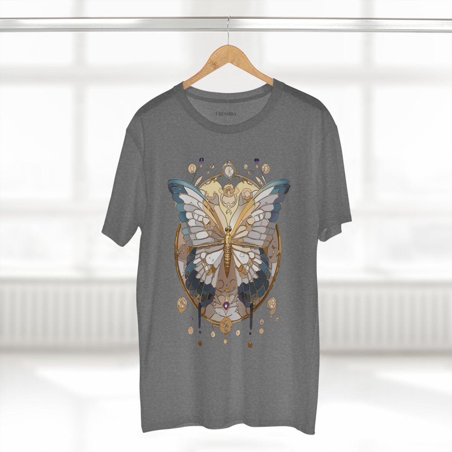 Butterfly shirt, Shirt with Butterfly, Tee Shirt with Antique Butterfly