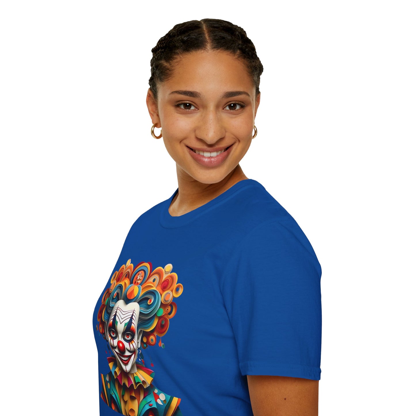 Clown Shirt, T Shirt with Clown, Funny Man Shirt, Tee Shirt with Funny Man, Circus Shirt, Shirt with Circus, Scary Man Shirt, Shirt with Scary Man