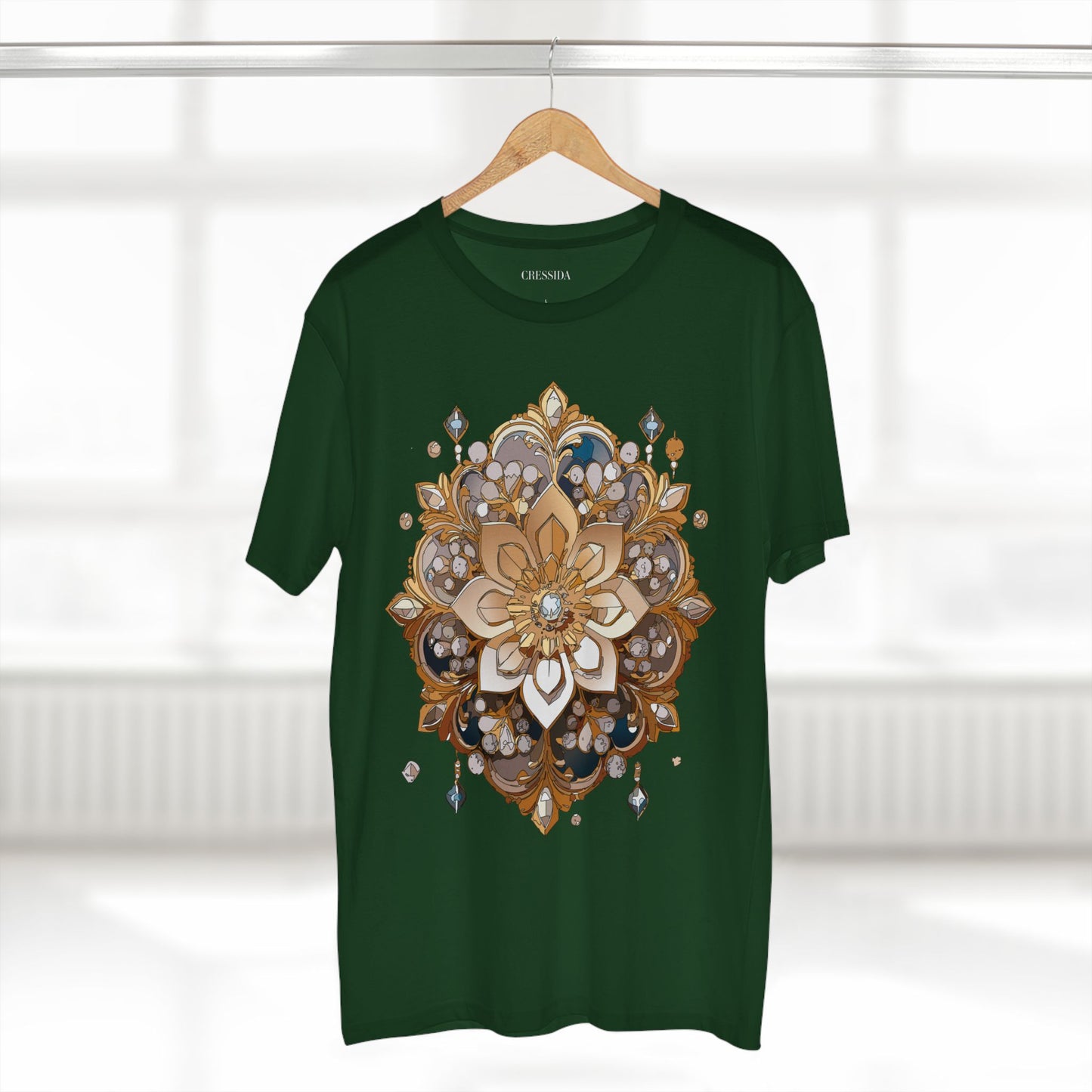 Floral Shirt, Shirt with Flower, Tee Shirt with Antique Flower