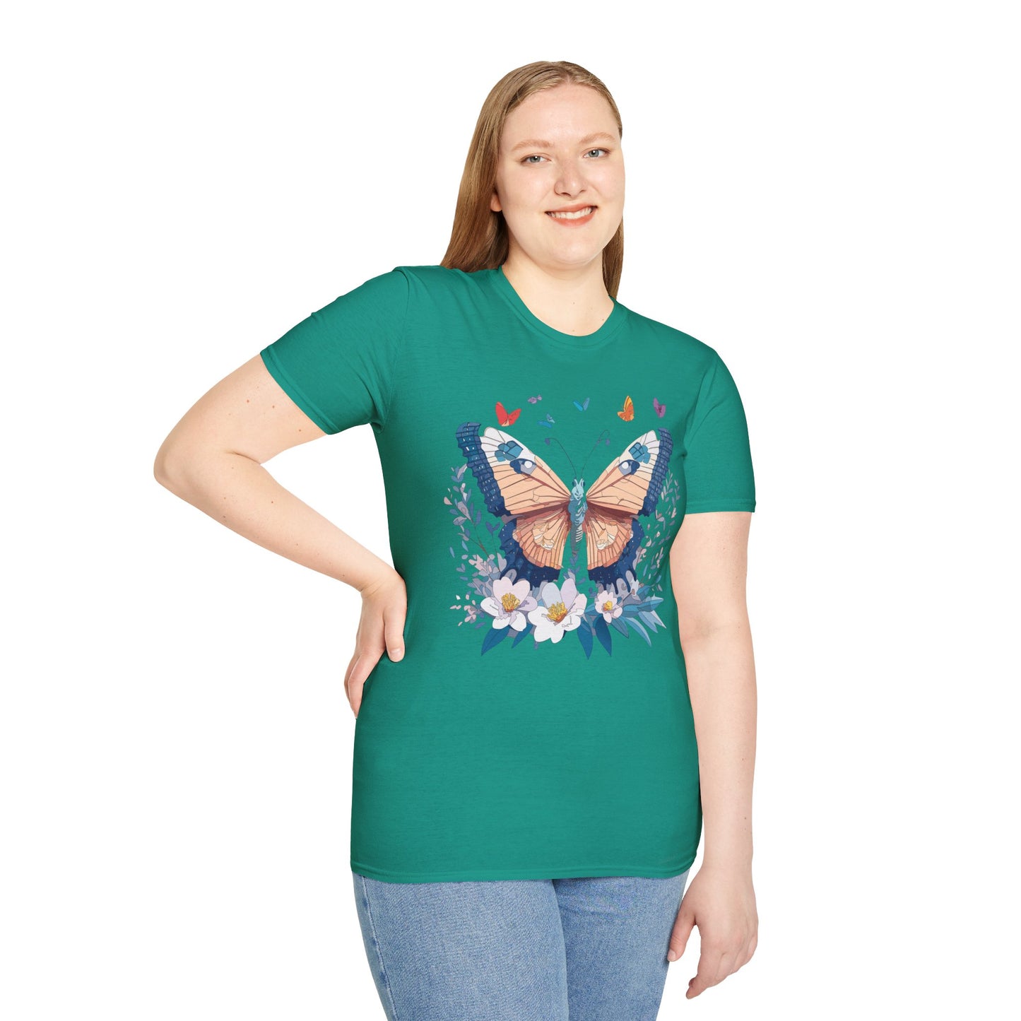 Butterfly Shirt, T Shirt with Butterfly, Monarch Shirt