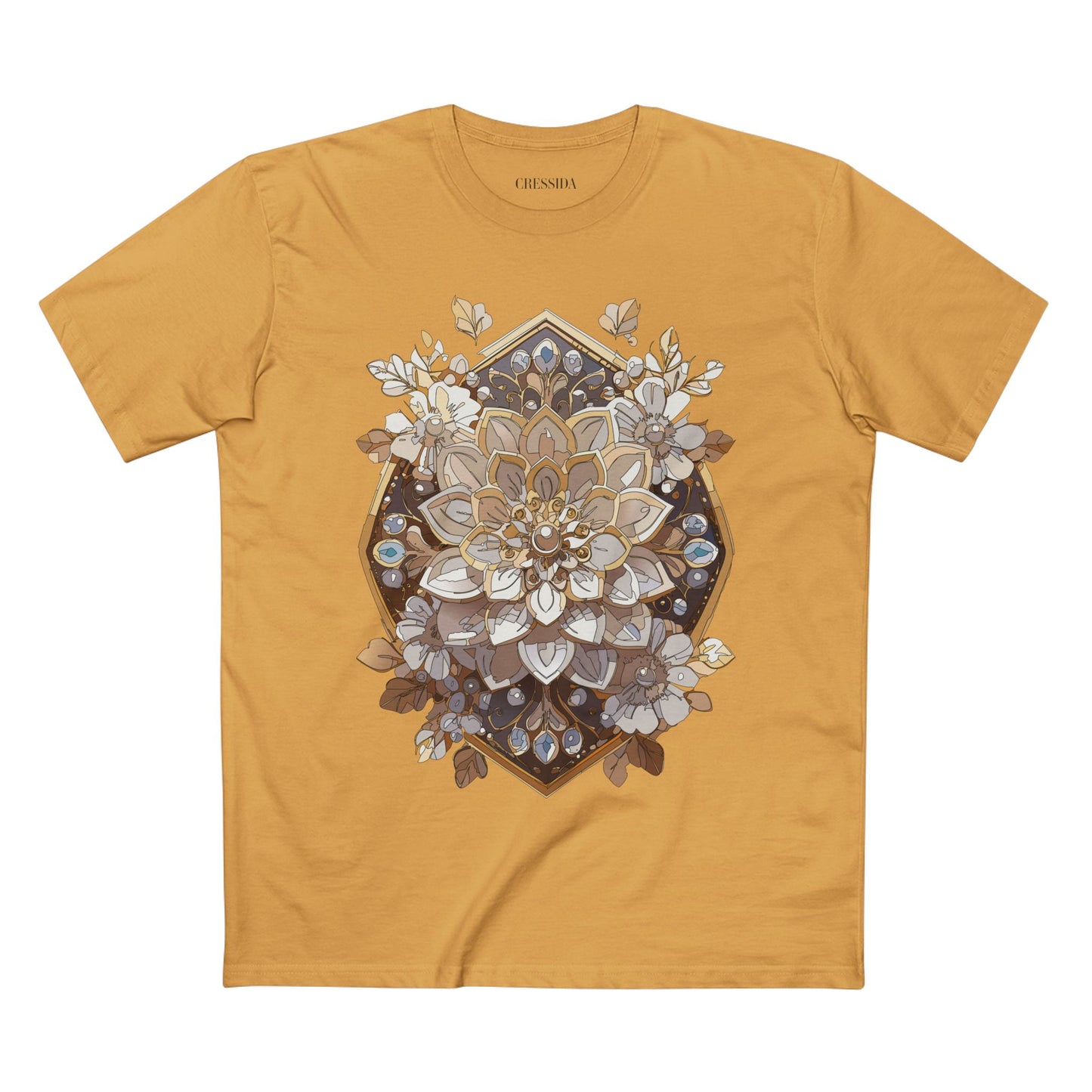 Floral Shirt, Shirt with Flower, Tee Shirt with Antique Flower