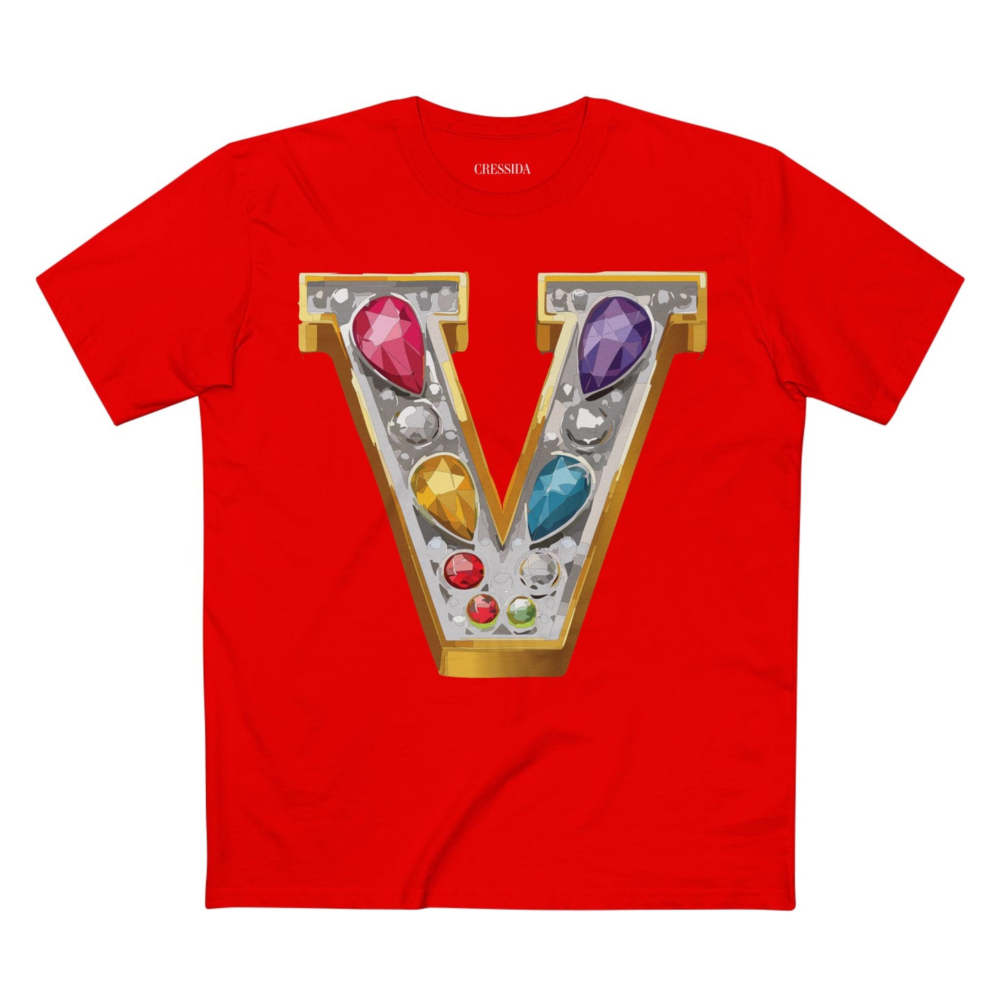 Letter Shirt, Shirt with Letters, Tee Shirt with Gold Letters