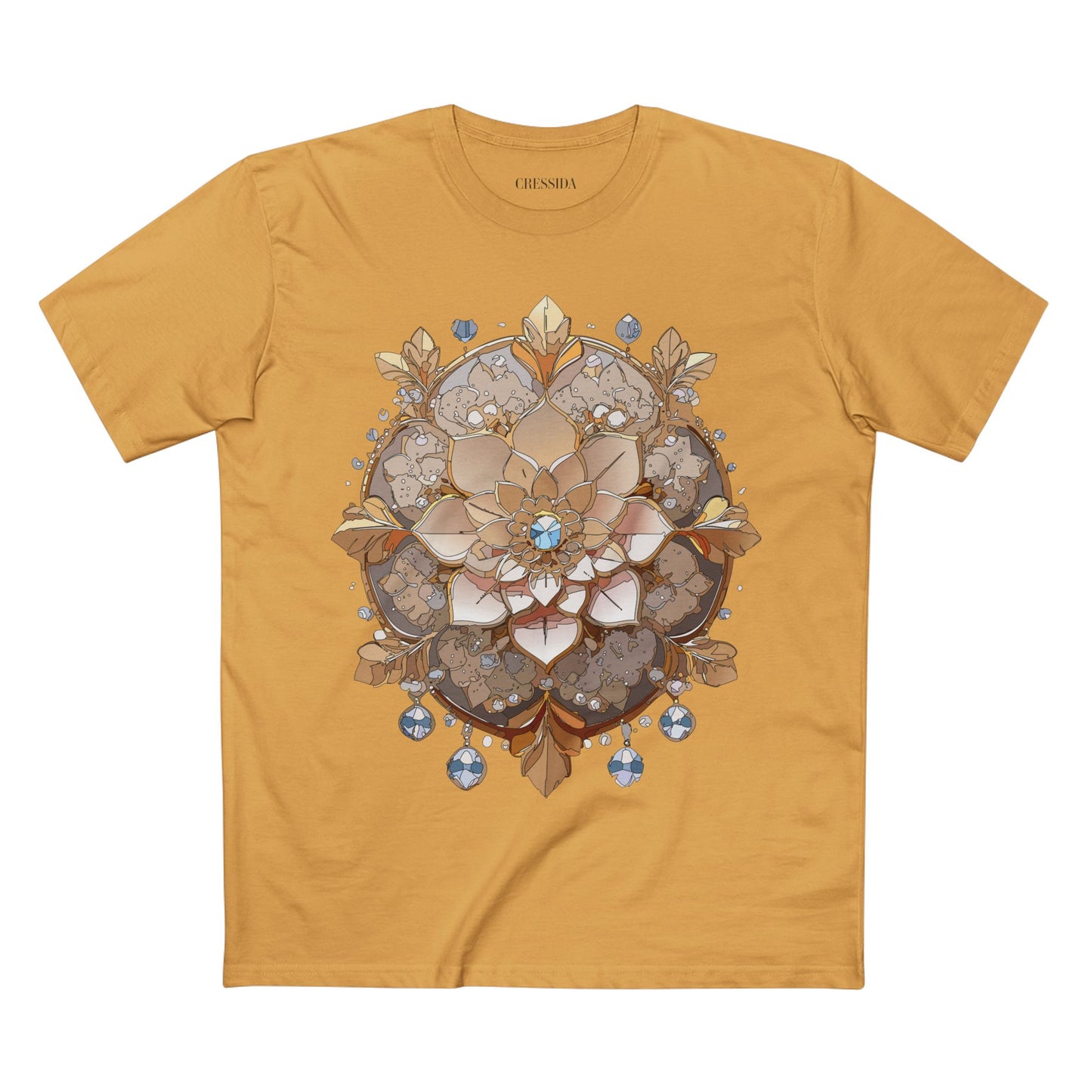 Floral Shirt, Shirt with Flower, Tee Shirt with Antique Flower