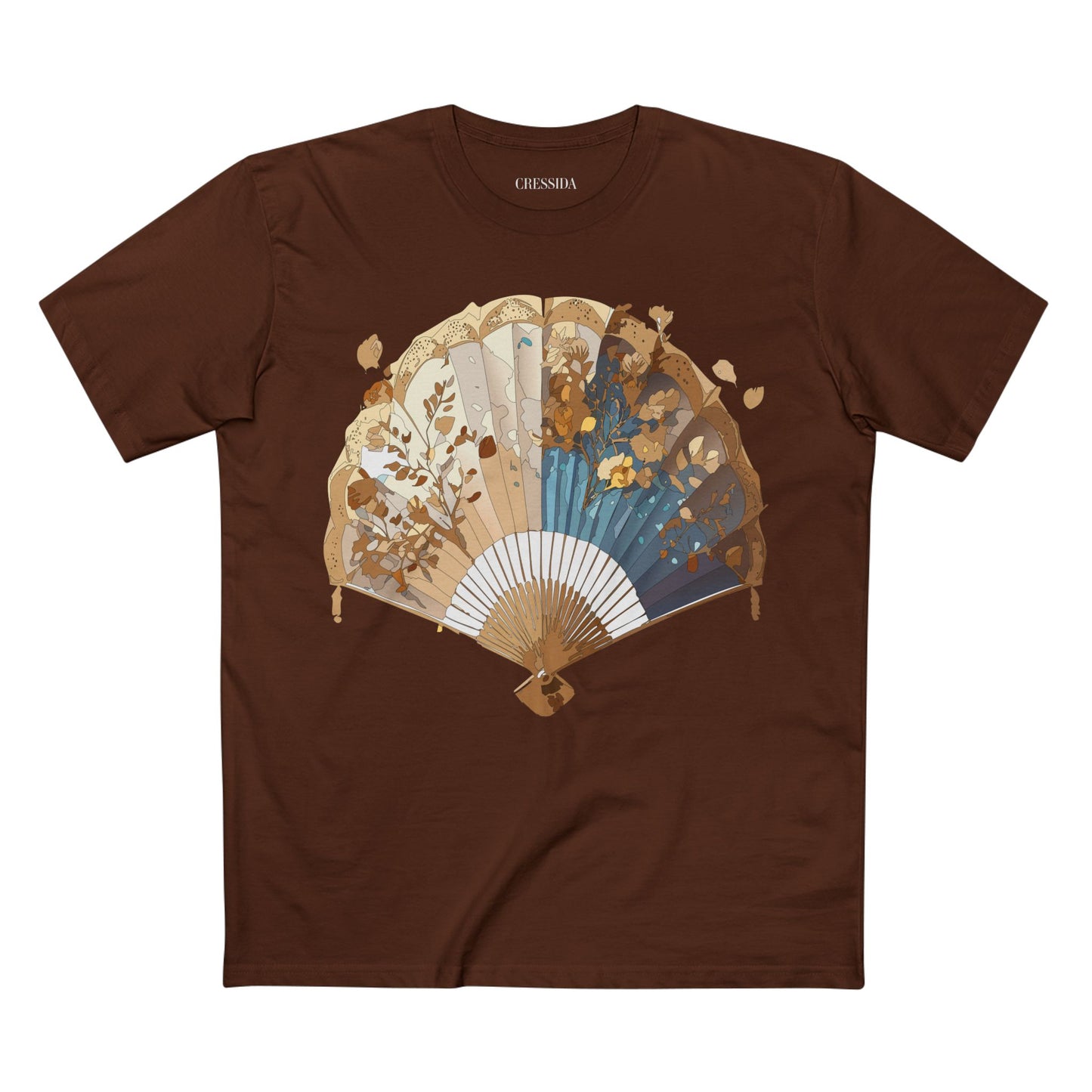 Fan shirt, Shirt with Fan, Tee Shirt with Antique Fan