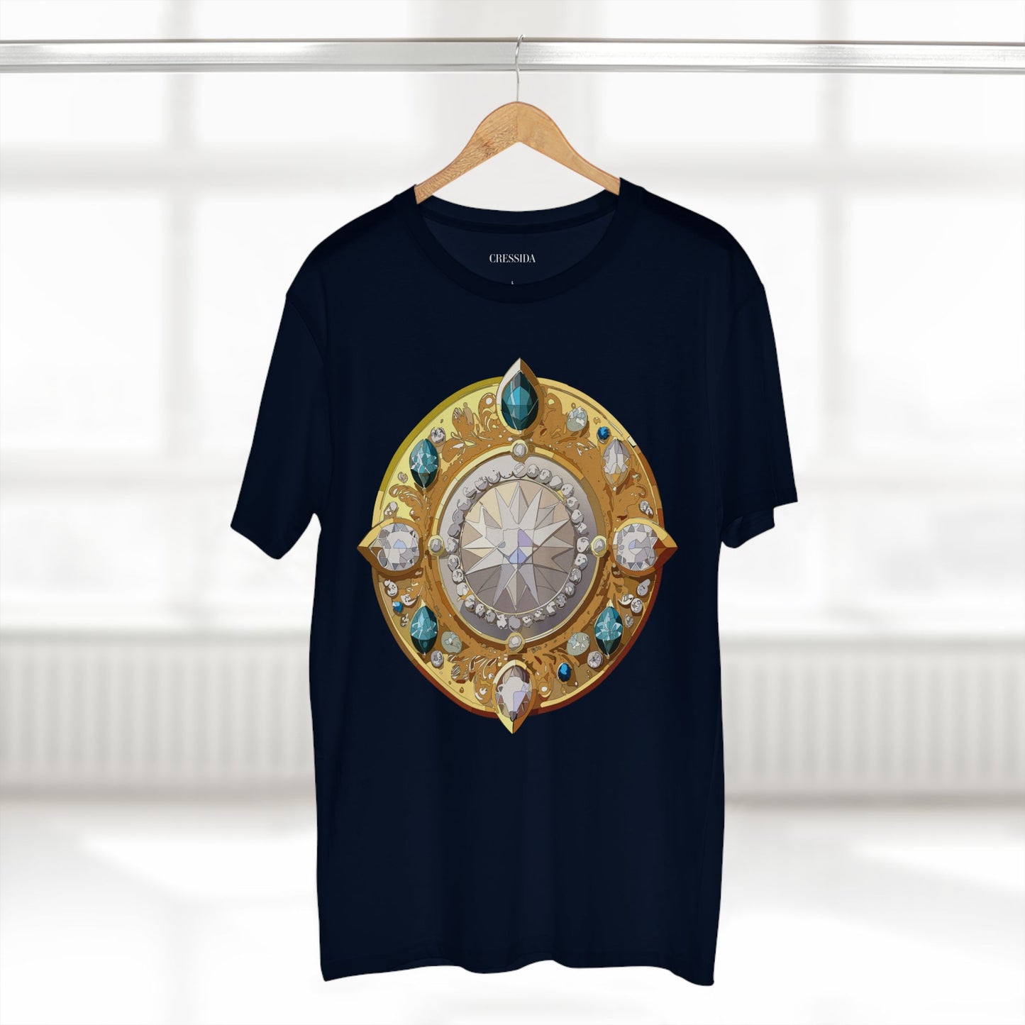 Medallion Shirt, Shirt with Medallion, Tee Shirt with Medal