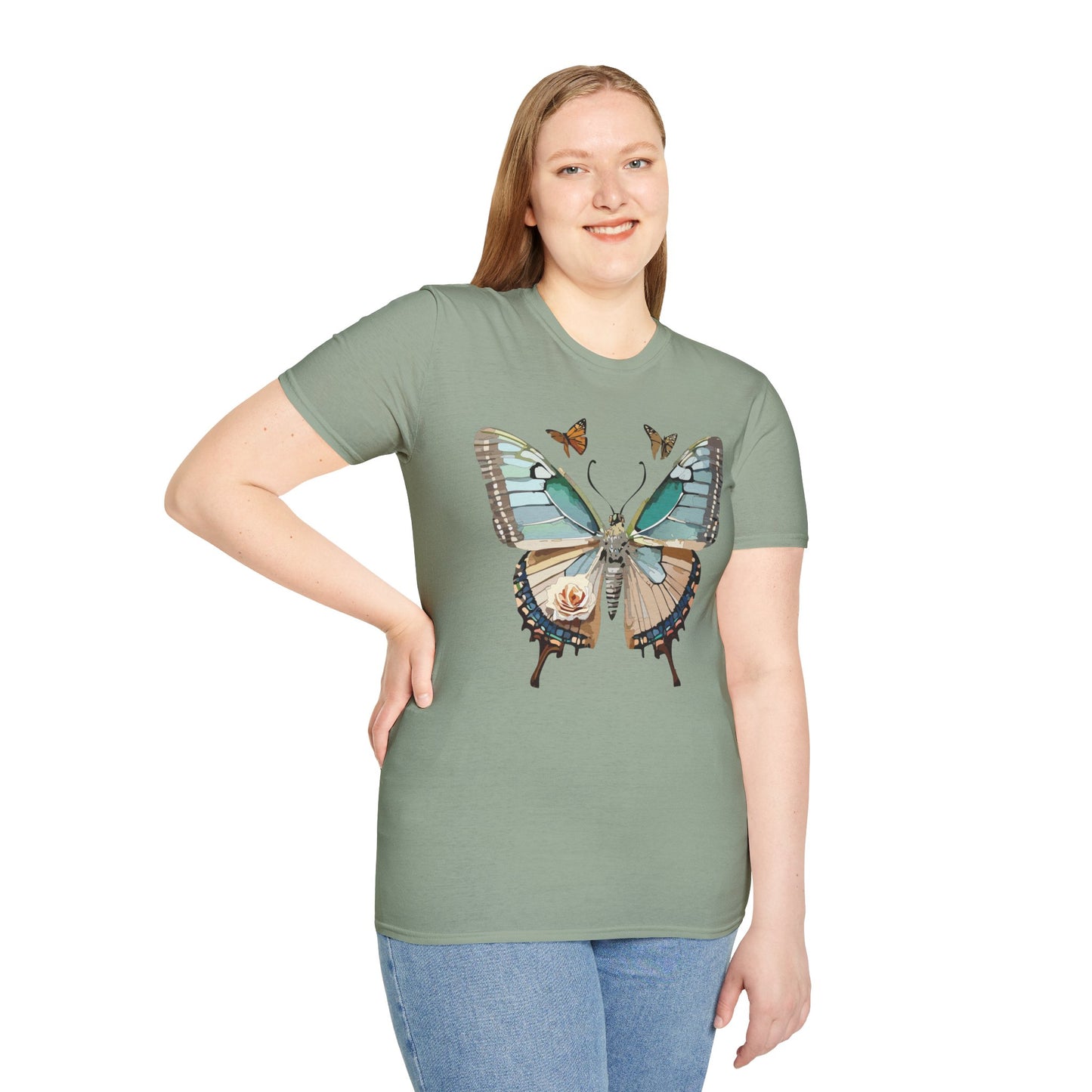 Butterfly Shirt, T Shirt with Butterfly, Monarch Shirt