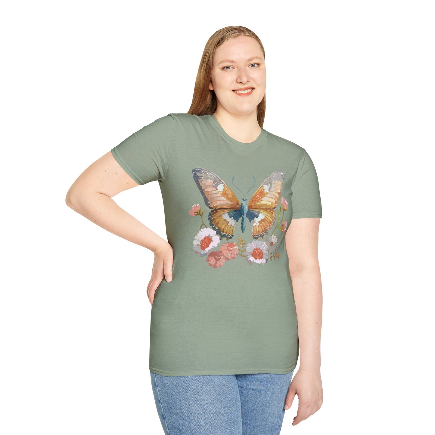 Butterfly Shirt, T Shirt with Butterfly, Monarch Shirt