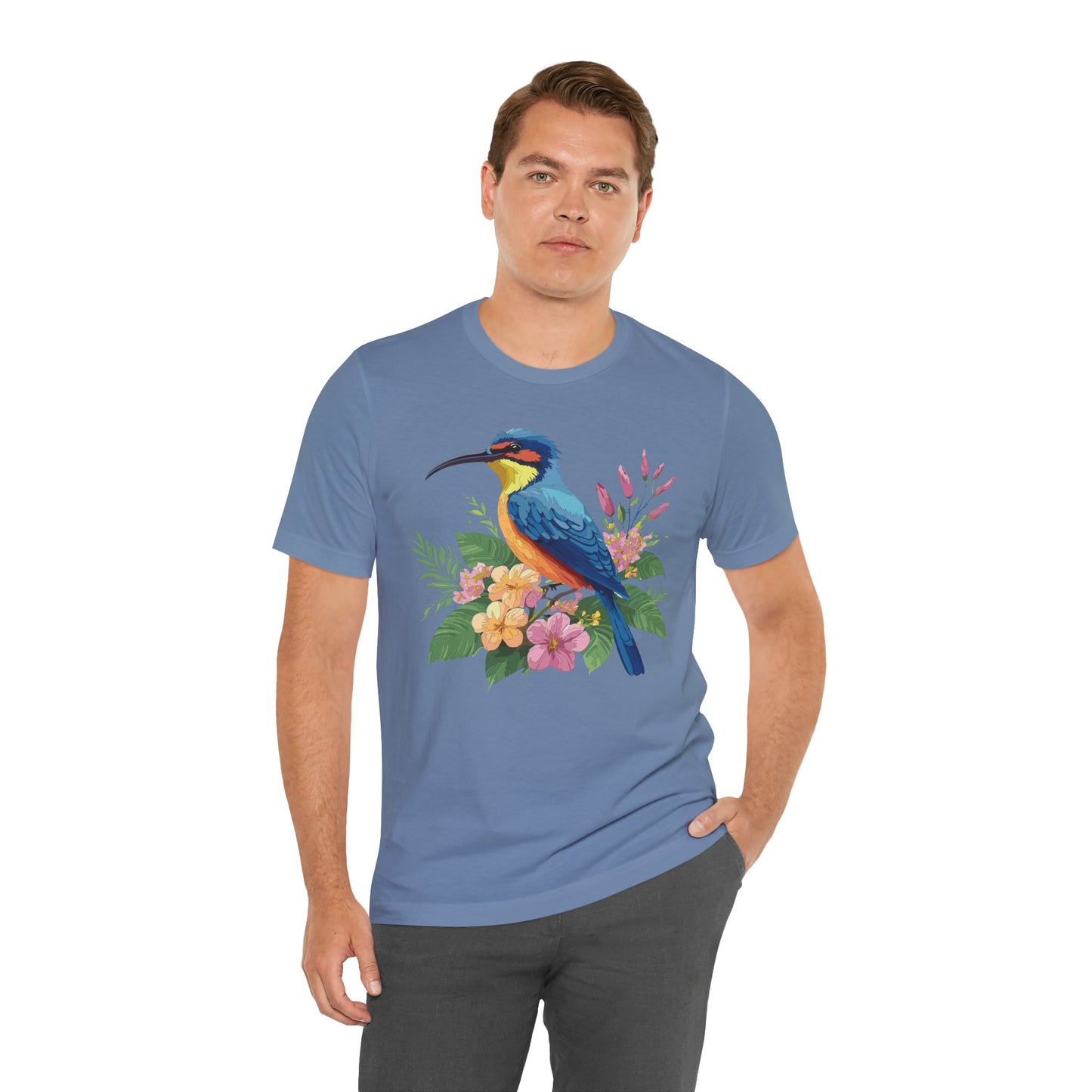 Unisex Animal Shirt, Tee Shirt with Animals, Art Design Tee Shirt, Wild Animals Shirt