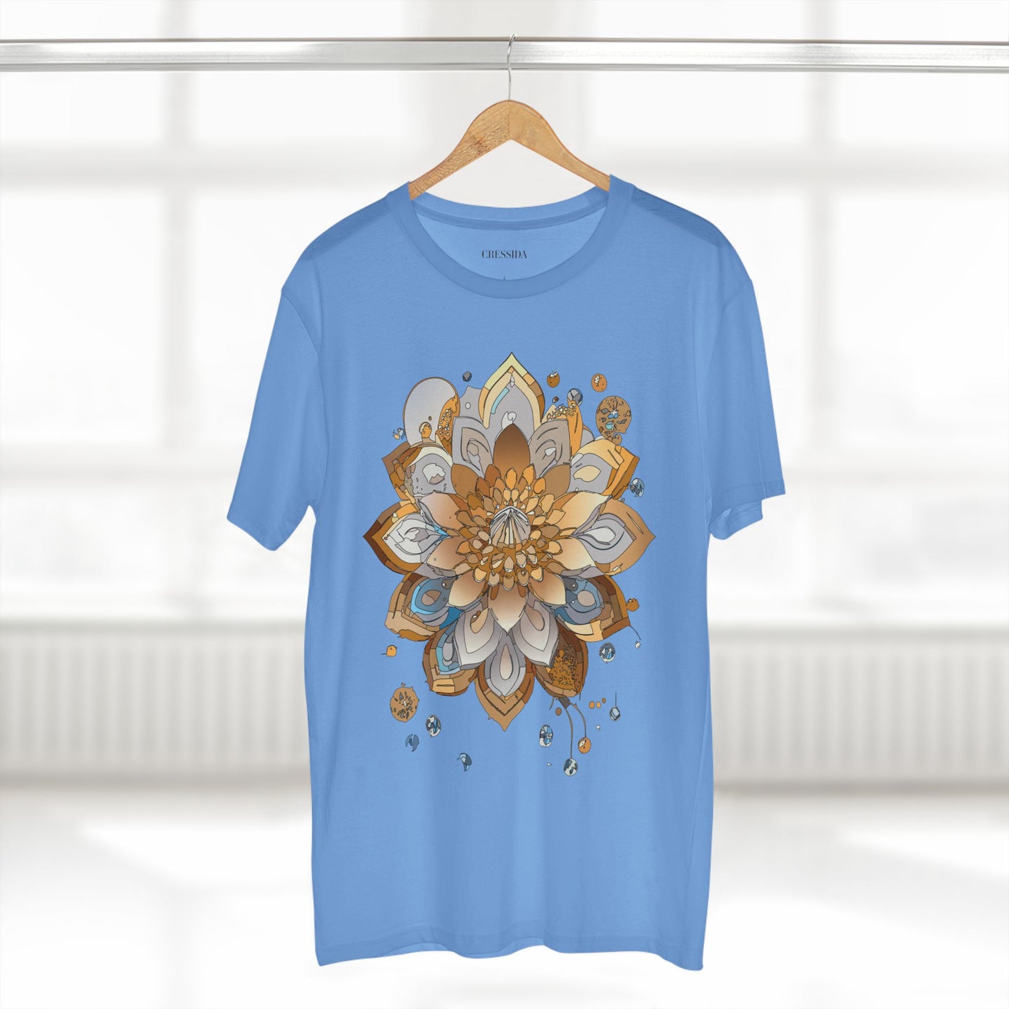 Floral Shirt, Shirt with Flower, Tee Shirt with Antique Flower