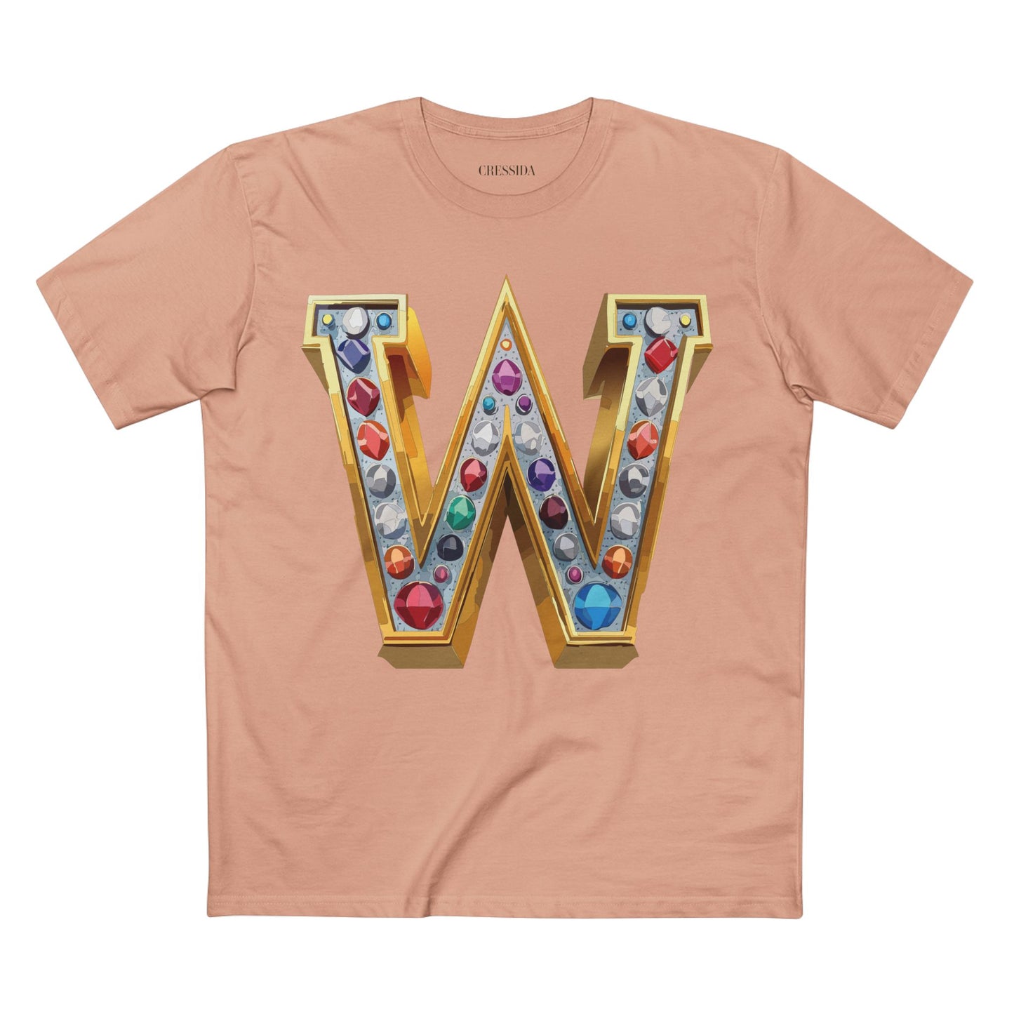 Letter Shirt, Shirt with Letters, Tee Shirt with Gold Letters