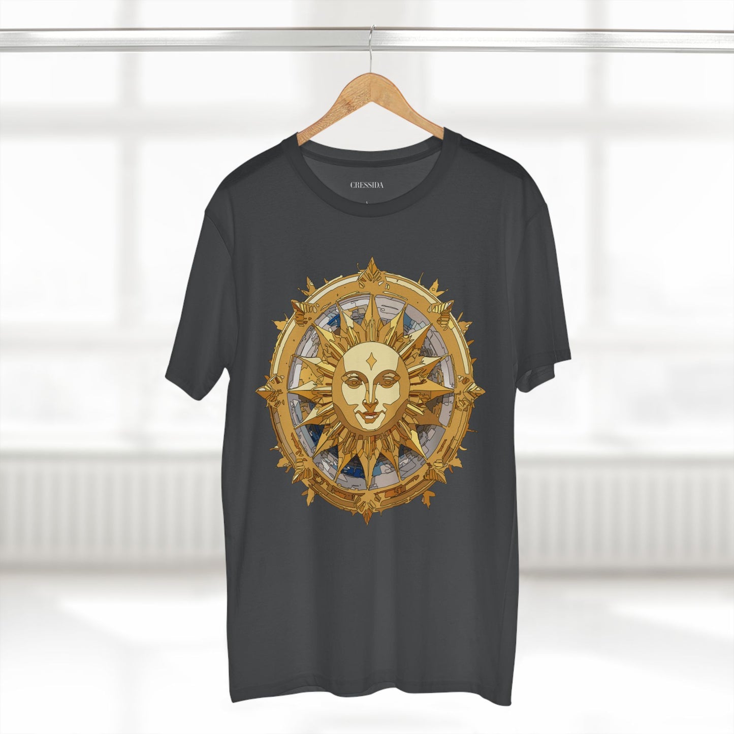 Sun Shirt, Shirt with Sun, Tee Shirt with Gold Sun